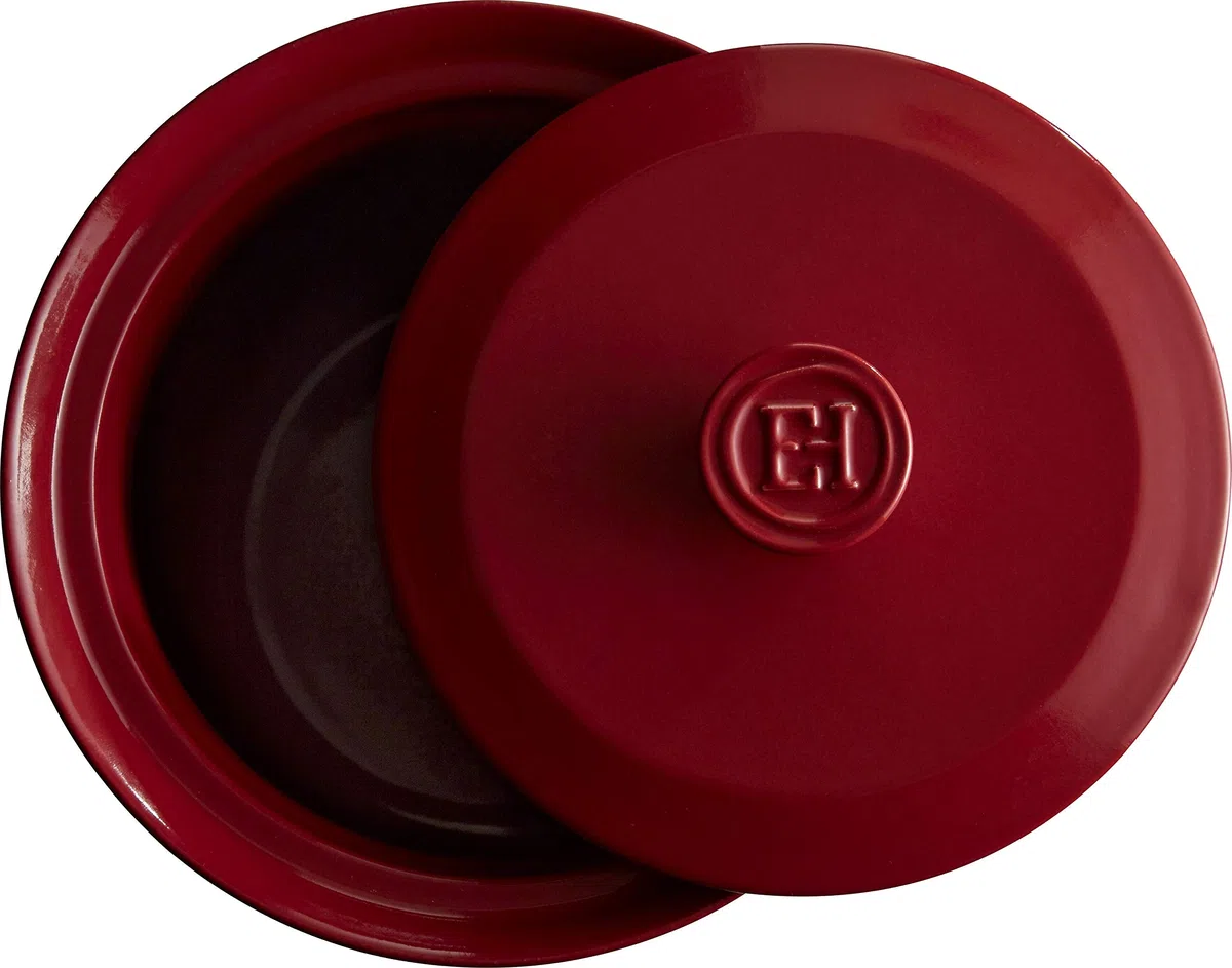 Emile Henry Ceramica Kessel, 4L, Ceramica, Rosso, 22.5 cm cm
