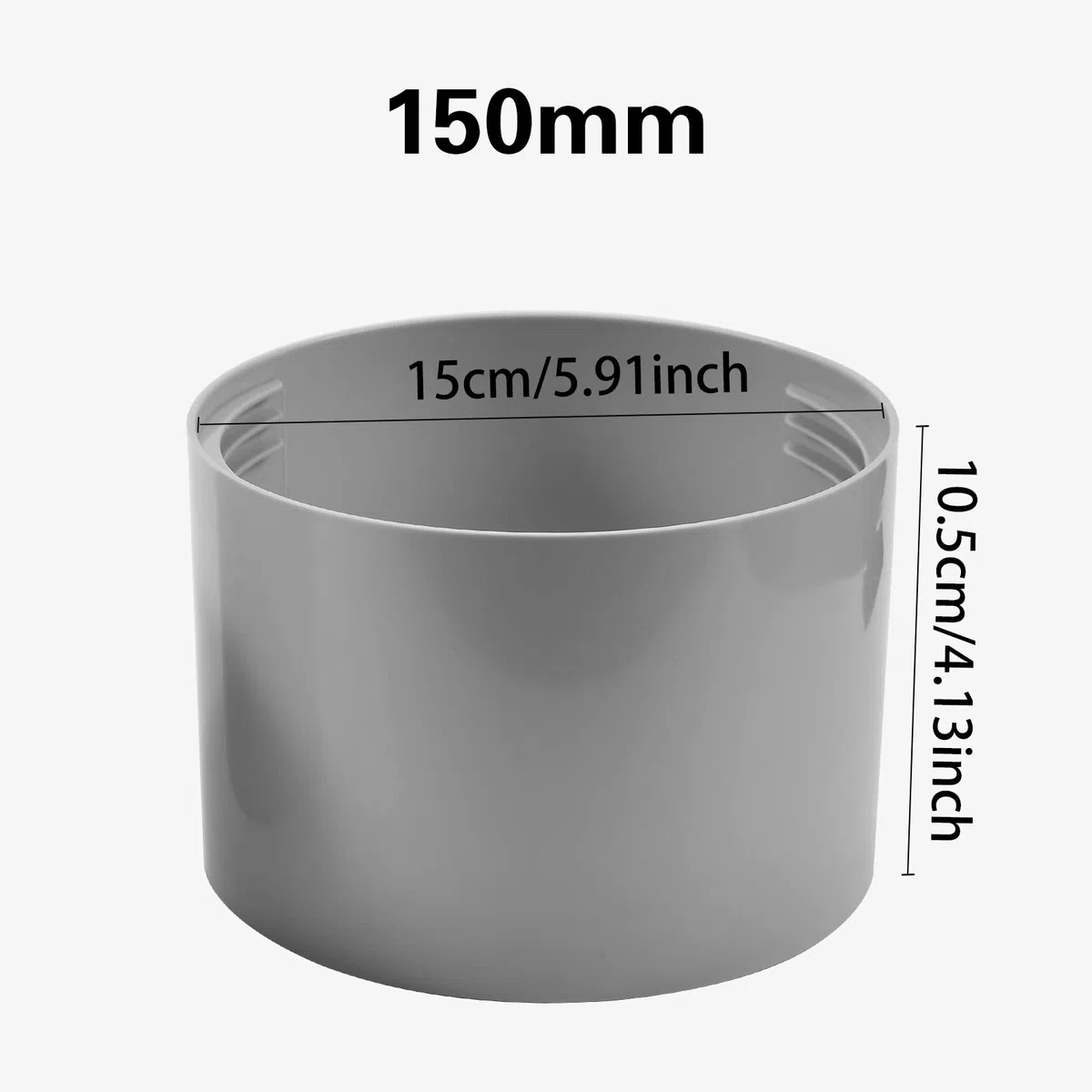 Adattatore Tubo Condizionatore Portatile, Guarnizione Finestra Condizionatore, Tubo di Scarico Aria in PVC Facile da installare(150 mm)