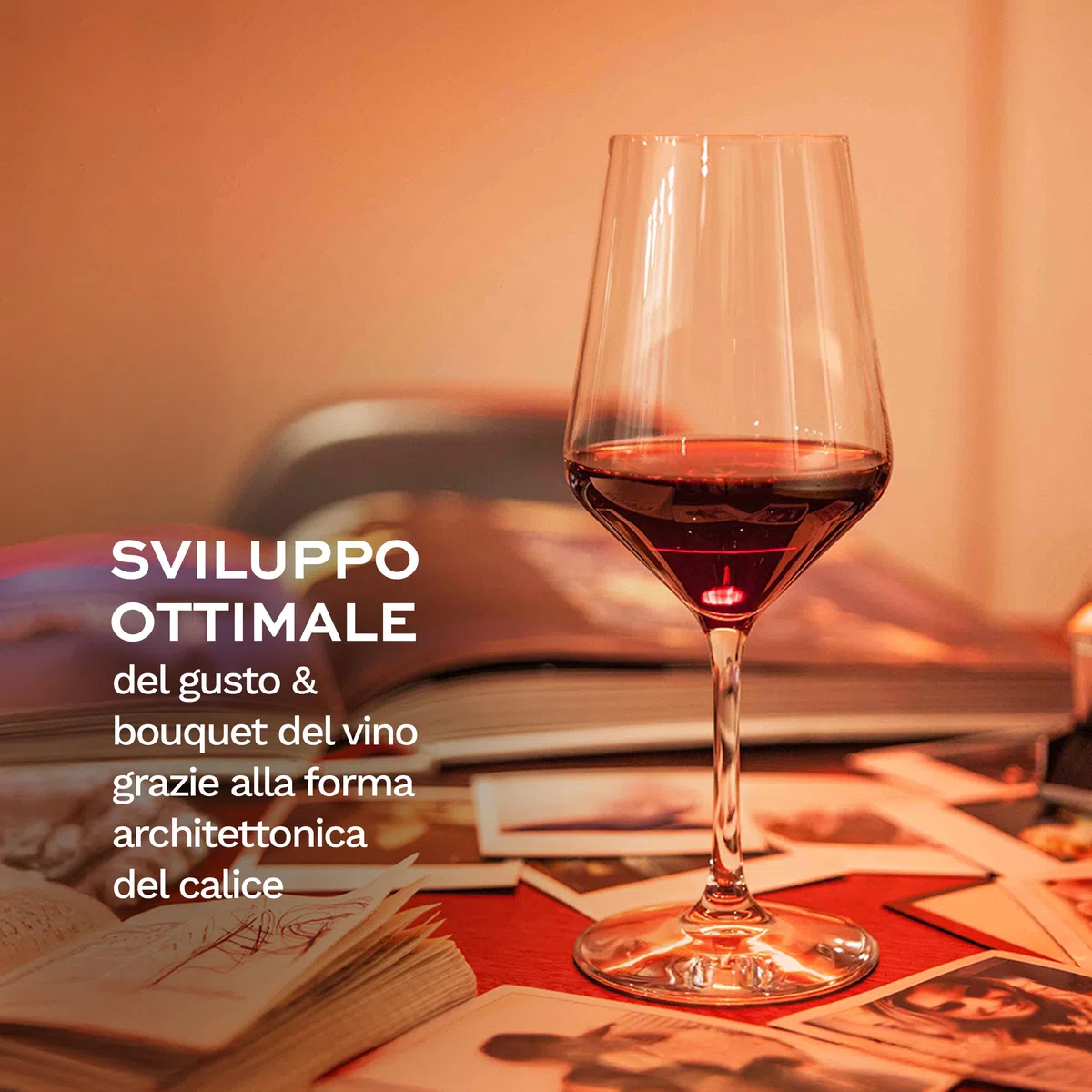 Stölzle Lausitz Bicchieri da Vino Rosso Revolution Set di 6, 490 ml – Calici in Cristallo di Alta Qualità per Vini Rossi – Lavabili in Lavastoviglie e Resistenti agli Urti