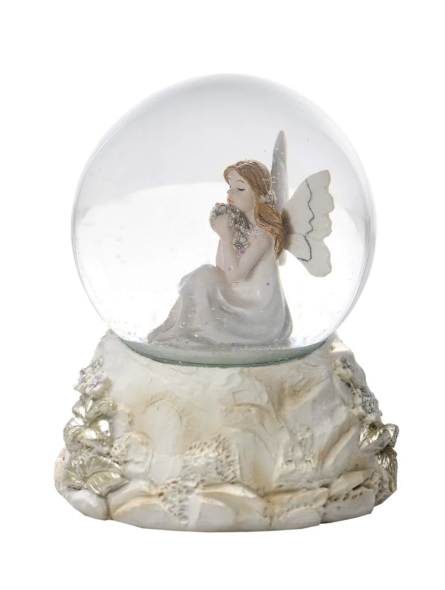 Mousehouse Gifts Palle di Neve Globo Elegante Ornamentale con Fata per Adulti o Bambini