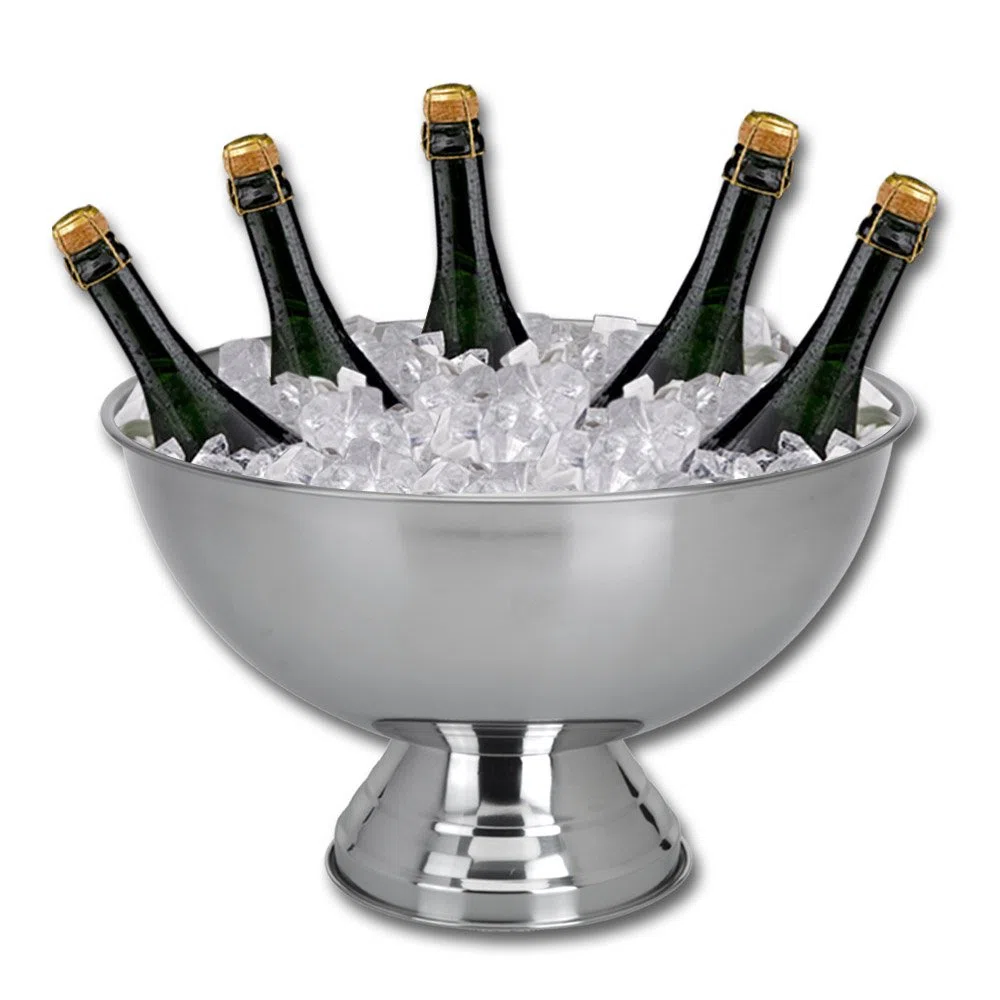 zeitzone Glacette in acciaio INOX per champagne