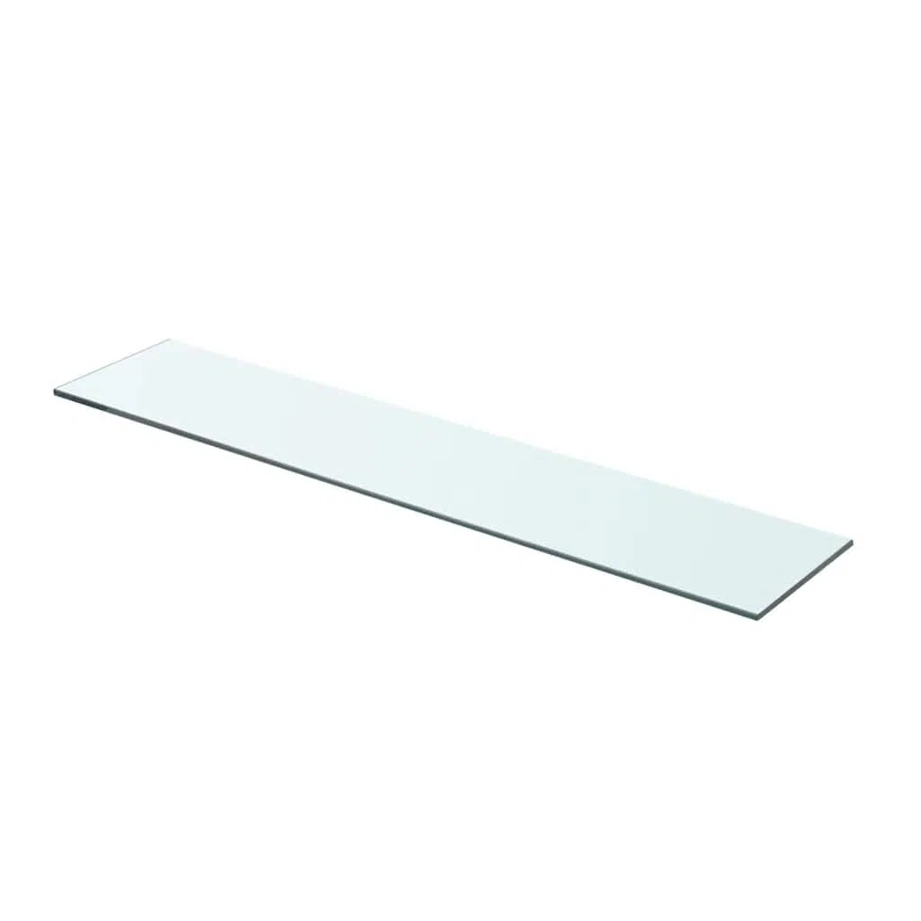 vidaXL Mensola in Vetro Temperato 70x15 cm Trasparente Ripiano Lastra Scaffale
