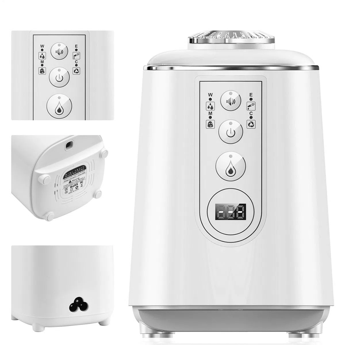 Macchina per la creazione di maschere per il viso, crea il tuo kit per maschere per il viso,Macchina automatica per impacchi facciali - Smart Face Masque Maker con voce, prodotto per la cura della pel