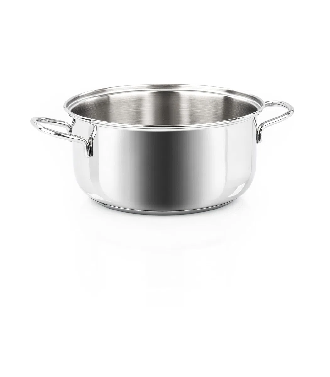 Barazzoni, Casseruola ø16cm, Linea Bonita, Capacità 1,40Lt, Acciaio Inox 18/10, Adatto per Induzione, Made in Italy