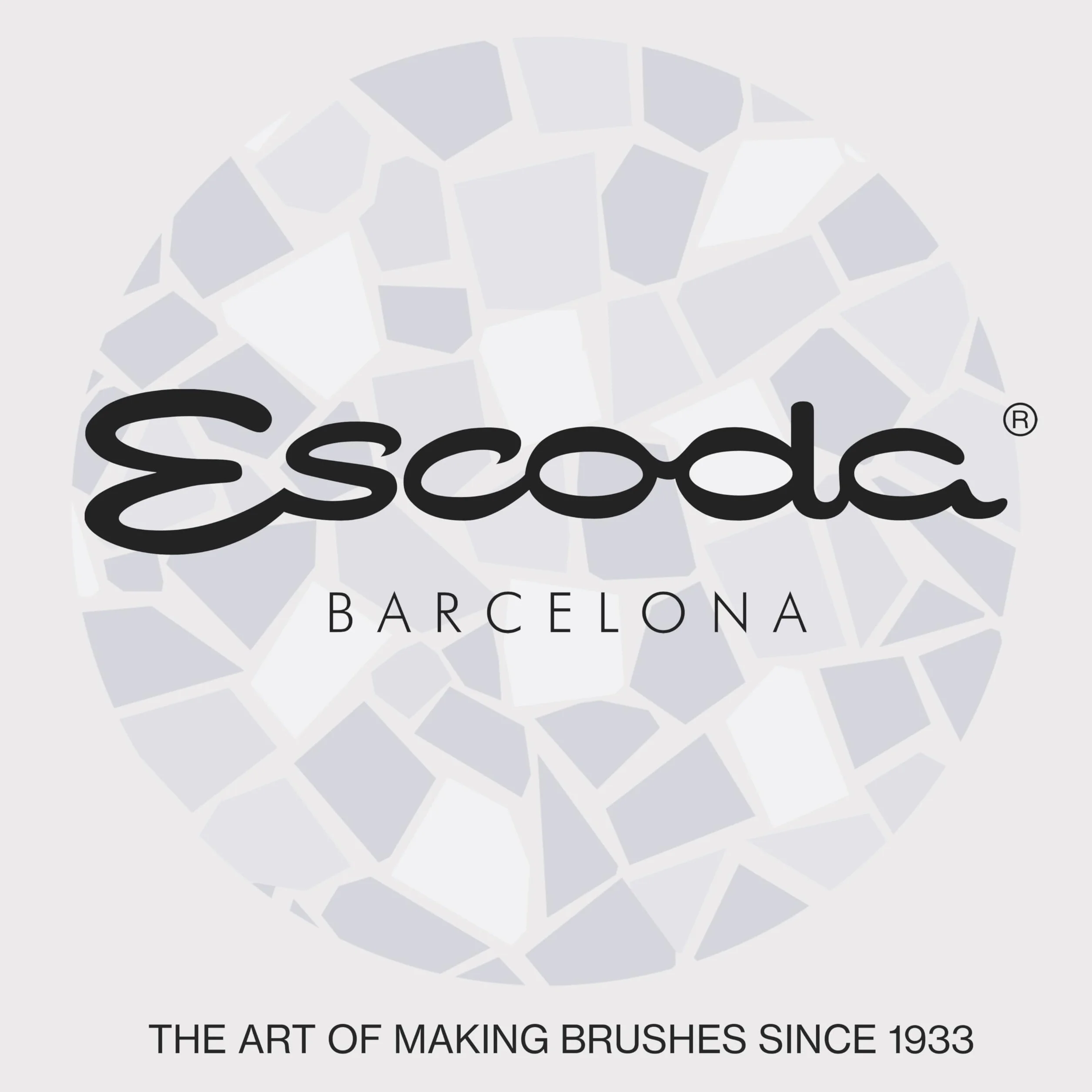 ESCODA Set 3 Pennelli Olio - N. 1, 2, 4 Punta Tonda Fibra Sintetica Primera Set Guillermo Muñoz Vera Serie Primera Professionale Fatto a mano a Barcellona.