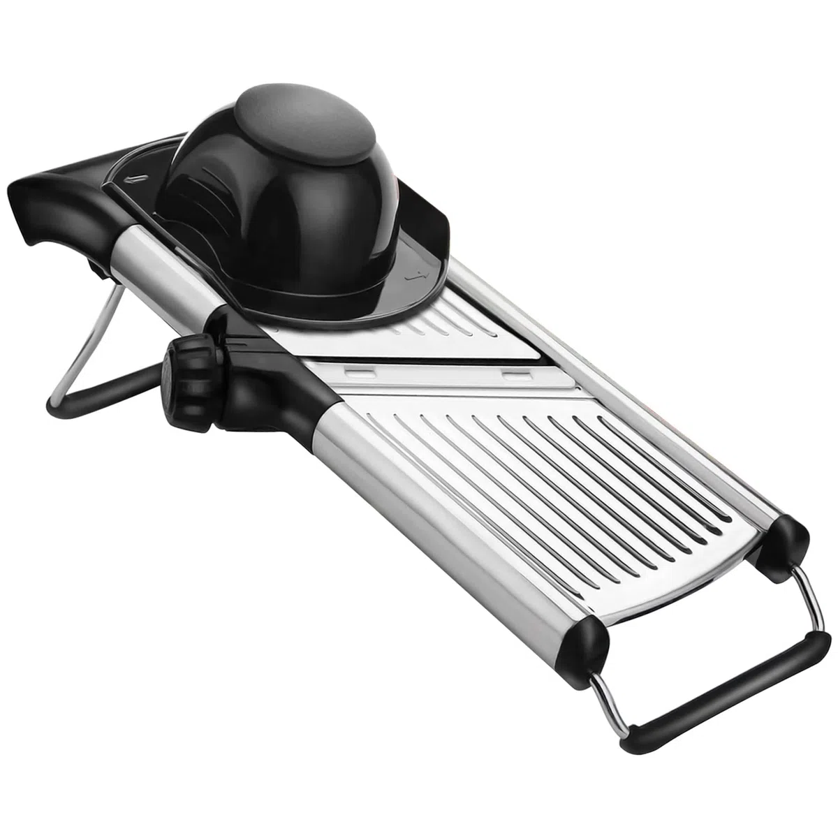 ADOV Mandolina per Verdure, Lame in Acciaio Inox Professionale Tagliaverdure Julienne con Guanti Sicurezza, Regolabile Multifunzione Cucina Affetta Verdure per Tagliare Grattugiare Patate Frutta