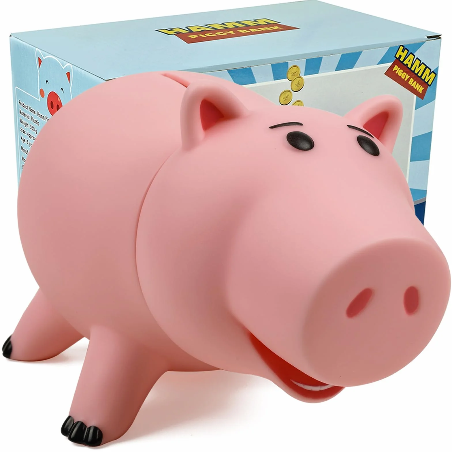 Queentas salvadanaio bambini Toy Story hamm rosa maialino salvadanai risparmio soldi per ragazzo ragazza Idee regalo natalizio compleanno