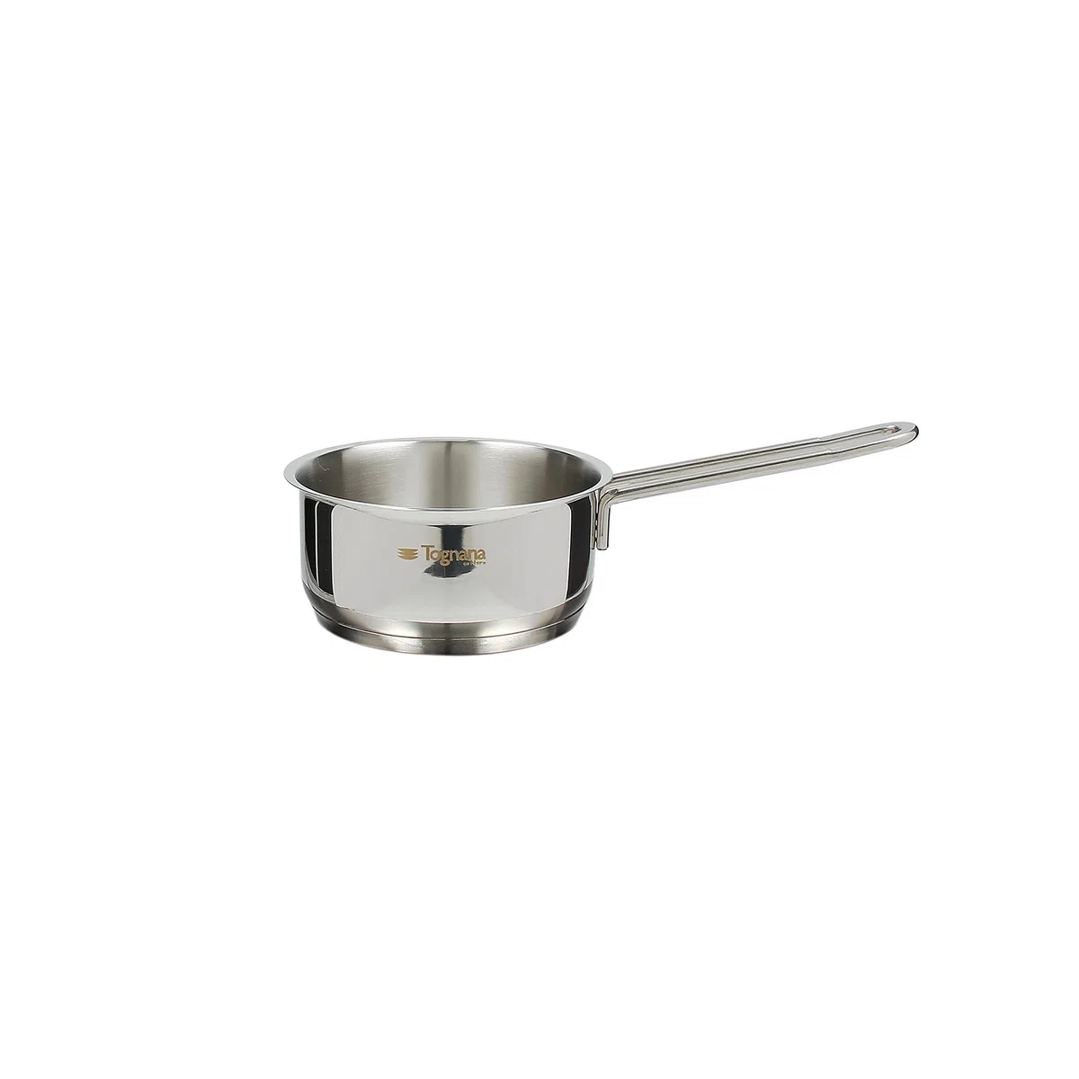 Tognana Vanitosa, Casseruola da 14 cm con 1 Manico, Acciaio Inossidabile, Argento