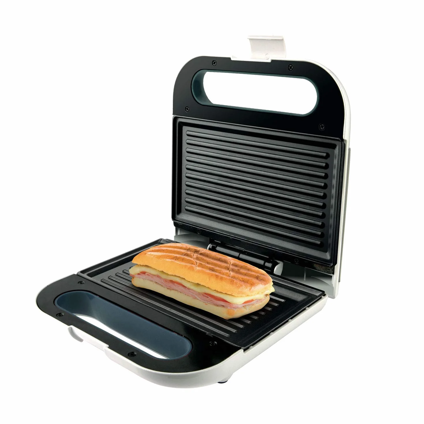 Taurus Phoenix Luxe Tostiera Grill compatta, 800 W, Plastica, Grigio