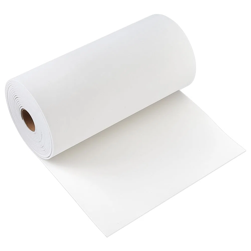 BENECREAT Rotolo di Schiuma A Rilievo per Ricamo 3D, 5 m X 30cm X 3mm, Rotolo di Schiuma Eva Bianca per Lavori di Ricamo, Progetti Fai da Te, Costumi Cosplay, Quilting, Cappelli, Cuscini, Borse