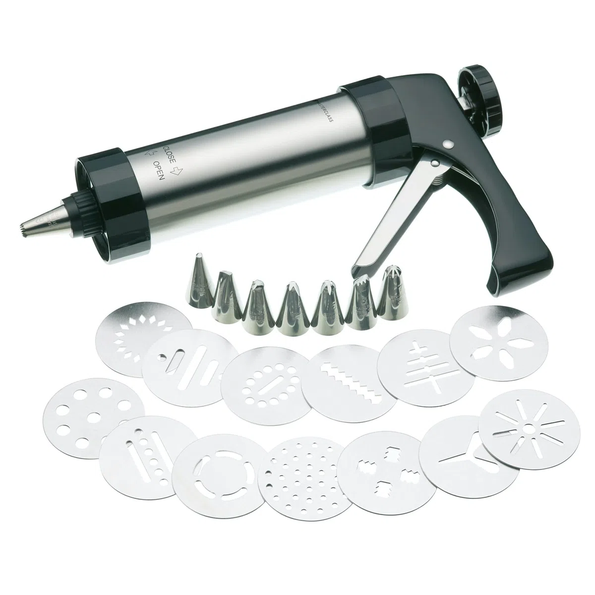 Kitchen Craft, Set Pâtisserie: Pistola per dolci con trafile [Importato da Regno Unito]