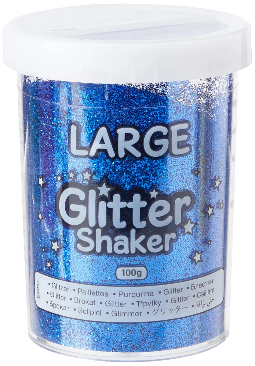 Baker Ross Barattoli di Glitter in Polvere (confezione da 6)