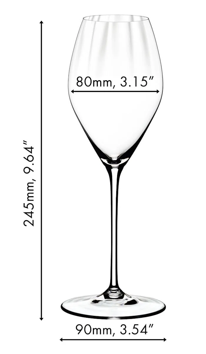 Riedel Performance - Set di 4 bicchieri da champagne