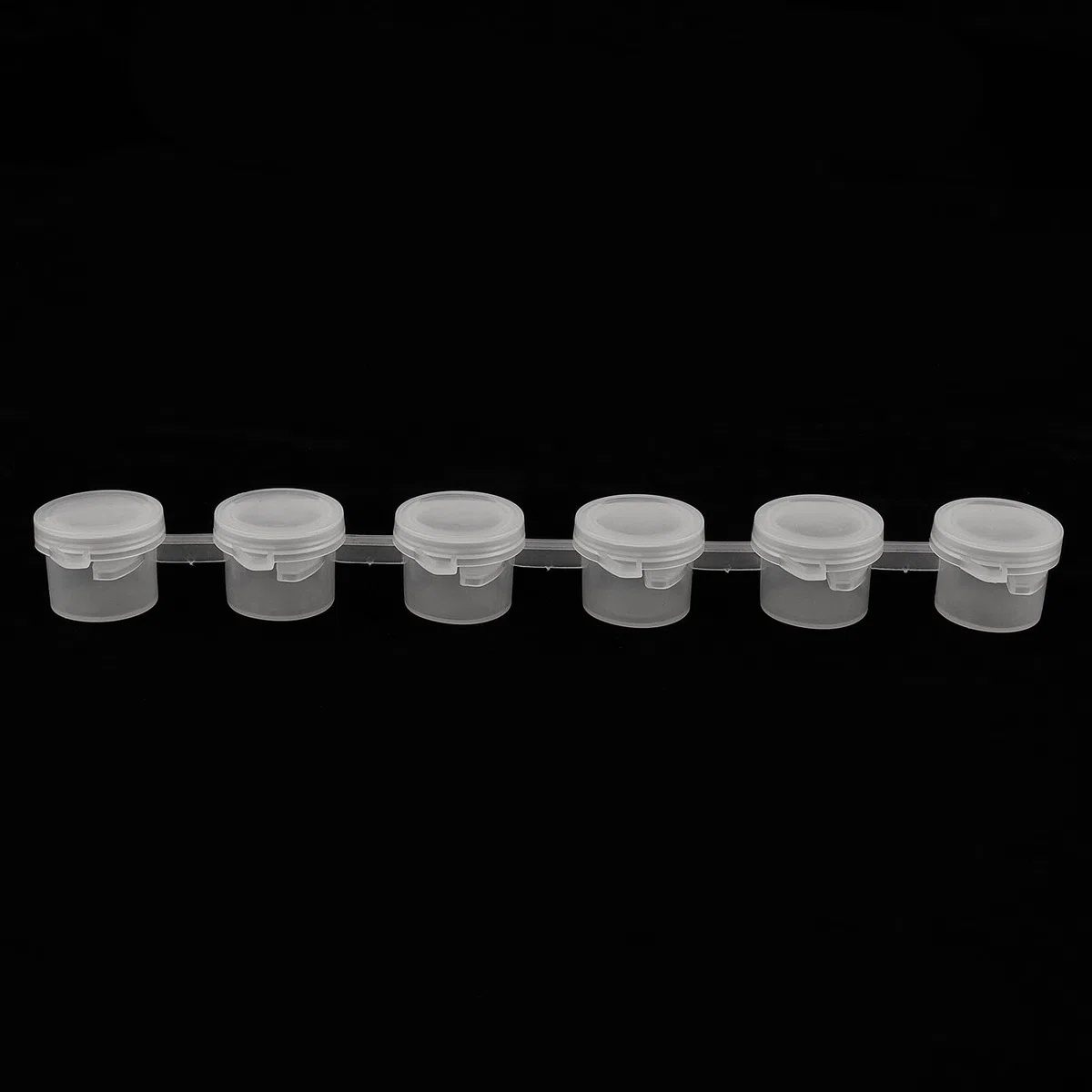 LEXININ 120 strisce di barattoli di vernice da 3 ml, 720 vasetti piccoli con coperchio, mini bicchieri vuoti per pittura e artigianato artistico, 2306106