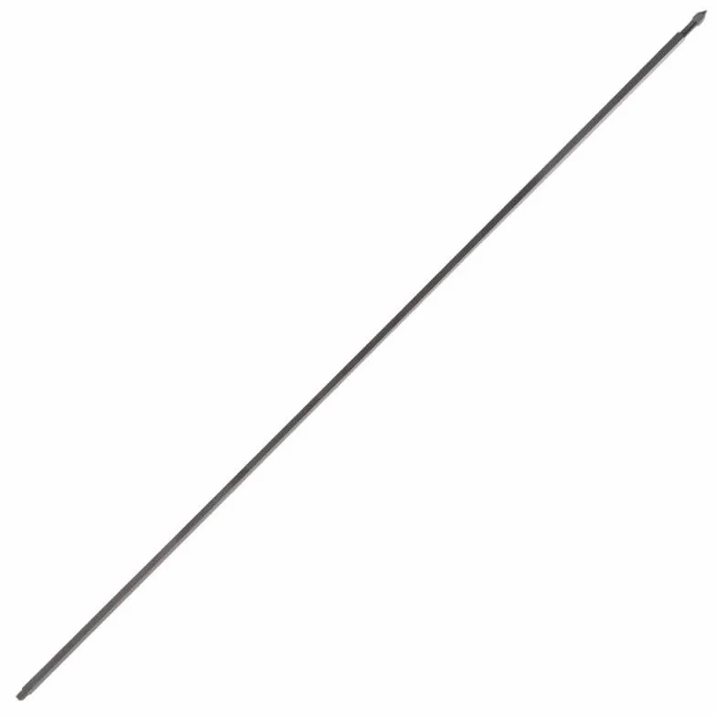 Spiedo Quadrato 6x6 mm per Uso Alimentare, per motore con attacco snodo, Acciaio inox (Lunghezza 100 cm)
