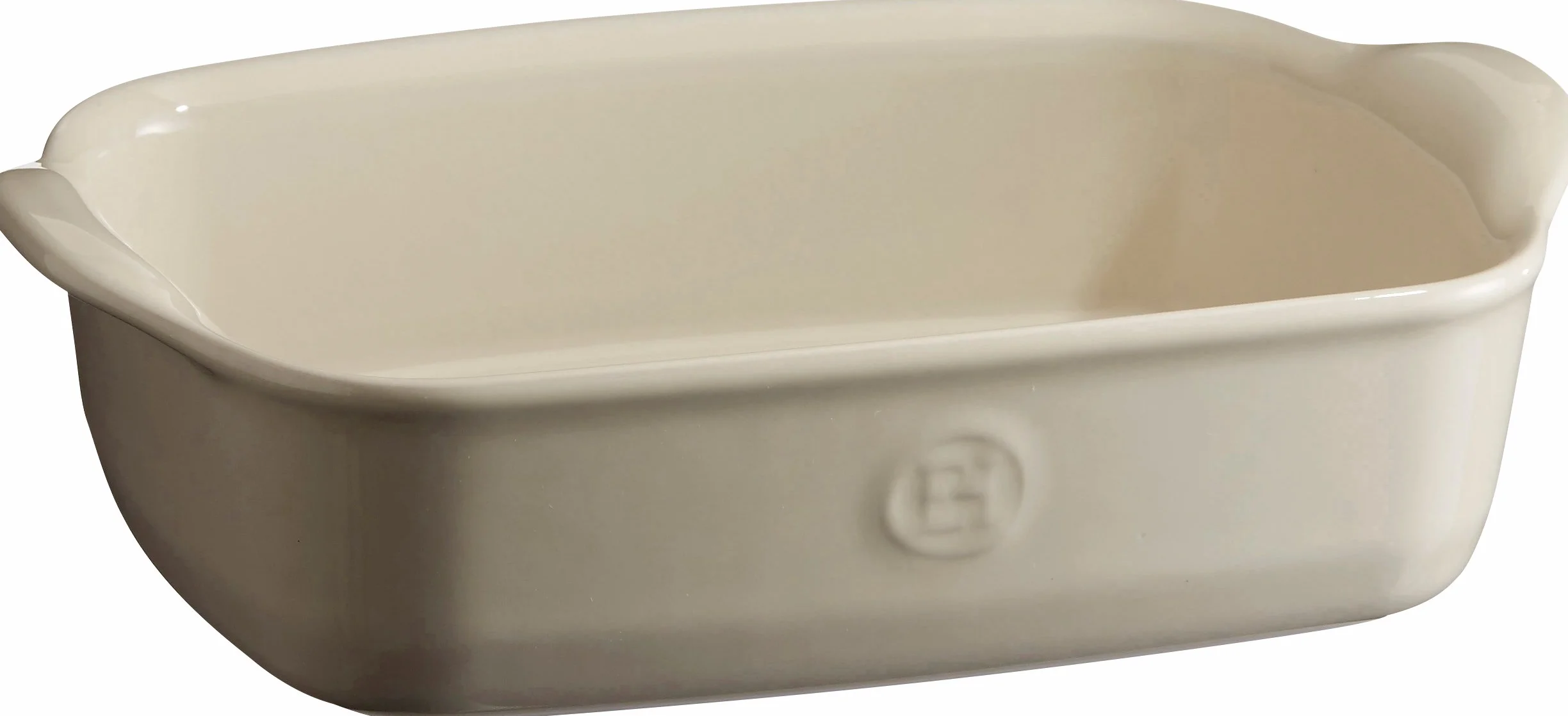 Emile Henry, Piatto da Forno Singolo in Ceramica, Ceramica, Argilla, 22 x 14 x 6 cm