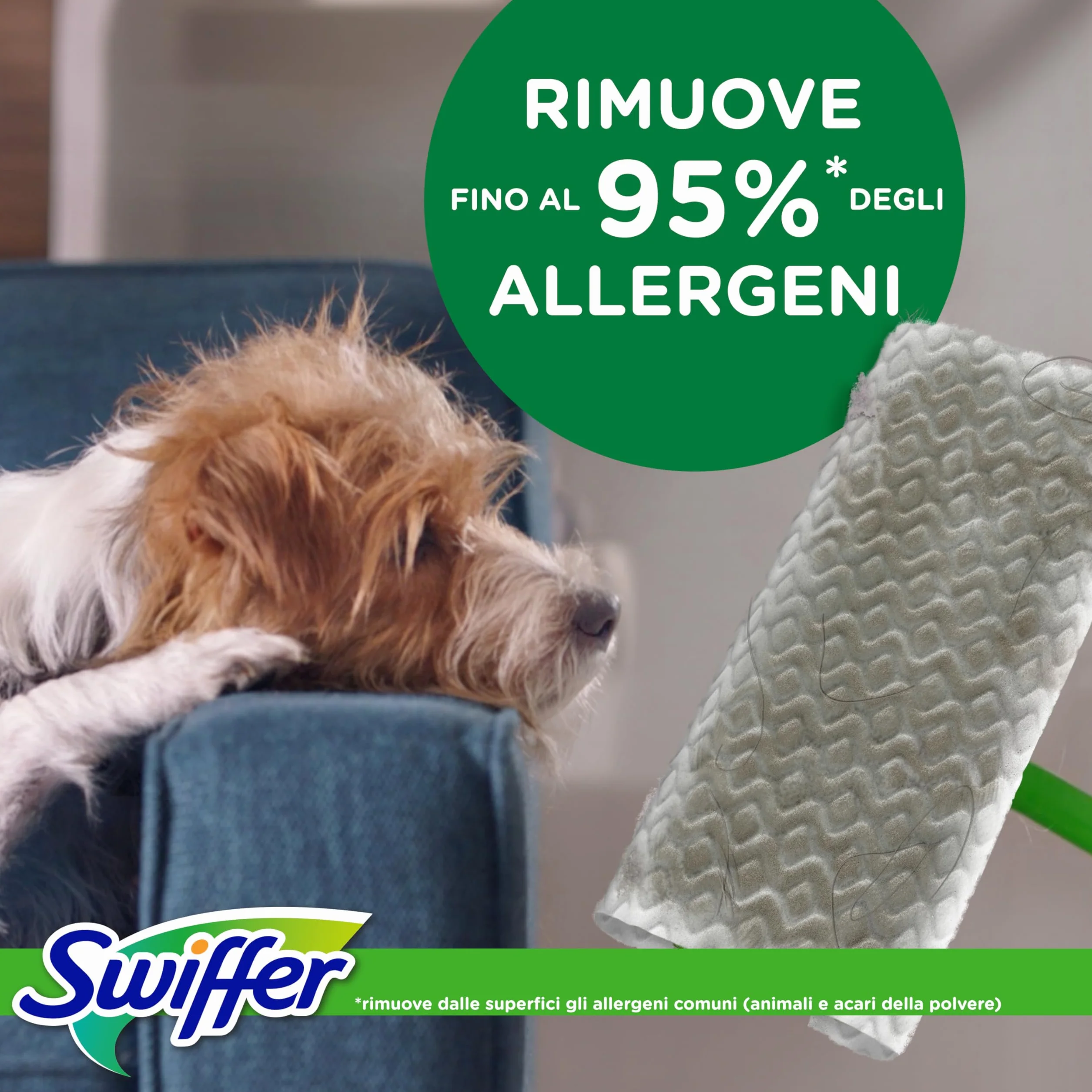 Swiffer Dry Ricariche Catturapolvere Per Scopa 216 Pezzi, Per Catturare E Intrappolare 3 Volte Più Polvere, Sporco E Peli Di Una Scopa Tradizionale, Con Profumo Ambi Pur, Raggiunge