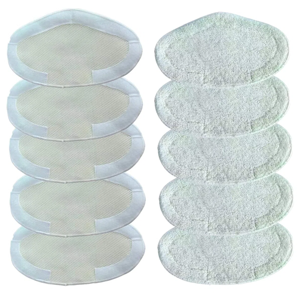 Confezione da 10 panni lavabili in microfibra per scopa a vapore Polti Vaporetto Smart 100_T, Vaporetto SV440_Double, SV450_Double, SV400_Hygiene, SV420_Frescovapor.
