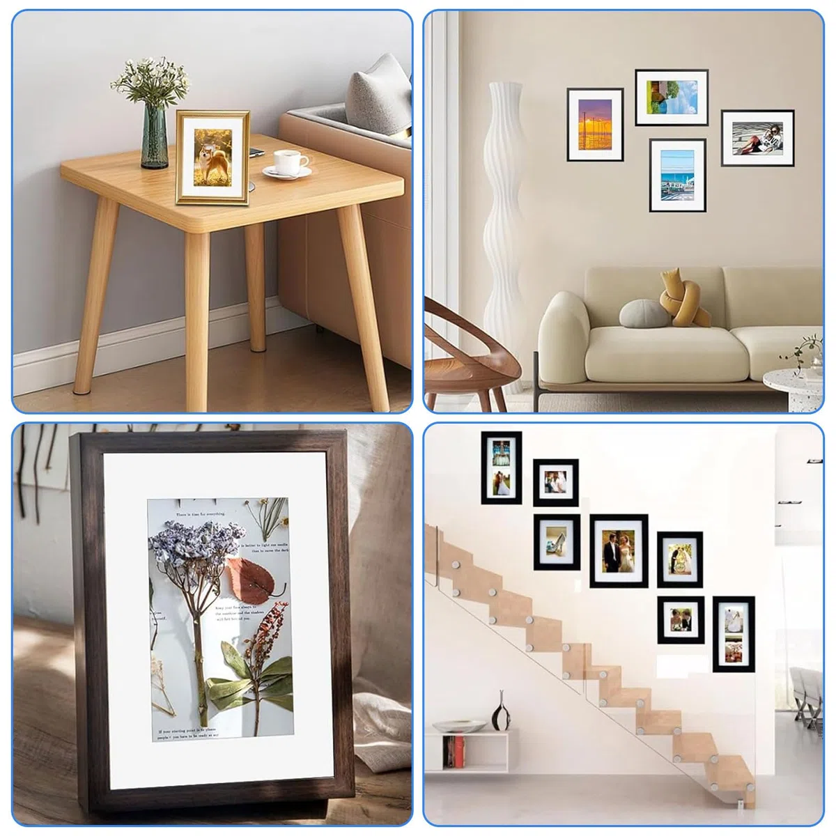 12 pezzi passepartout, dimensioni esterne 30 x 40 cm, passpartout 1,5 mm di spessore, presentazione e protezione di immagini e foto per foto, cartoline