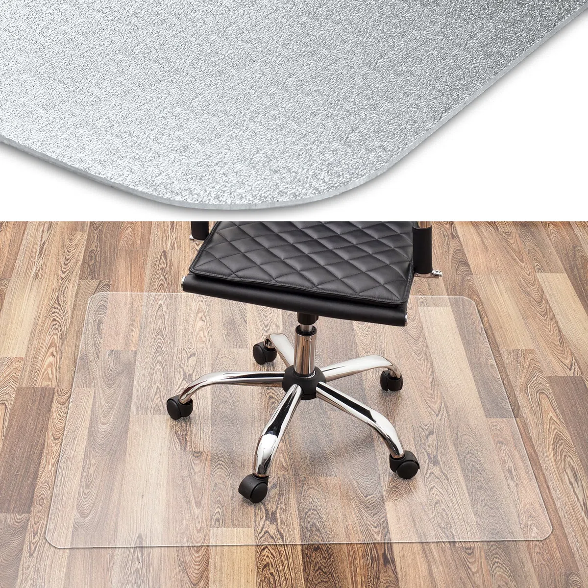 Floordirekt PRO - Tappetino protettivo trasparente in policarbonato per pavimenti duri, con certificazione TüV, disponibile in 16 misure
