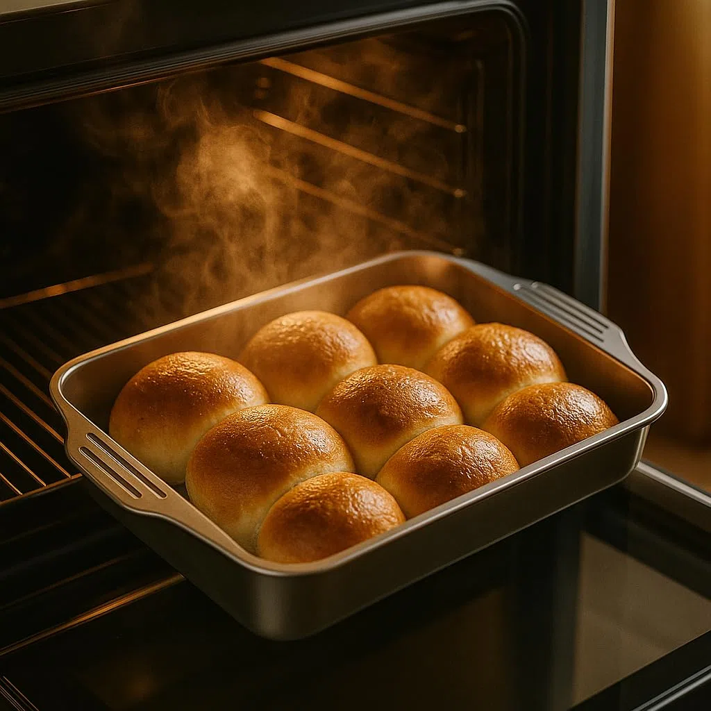 Teglia da Forno Rettangolare in Acciaio Inox 36 x 27 - Teglia Profonda per Arrosti, Lasagne e Verdure - Vassoio da Forno Universale - Grandi Stampi Rettangolari per Cuocere