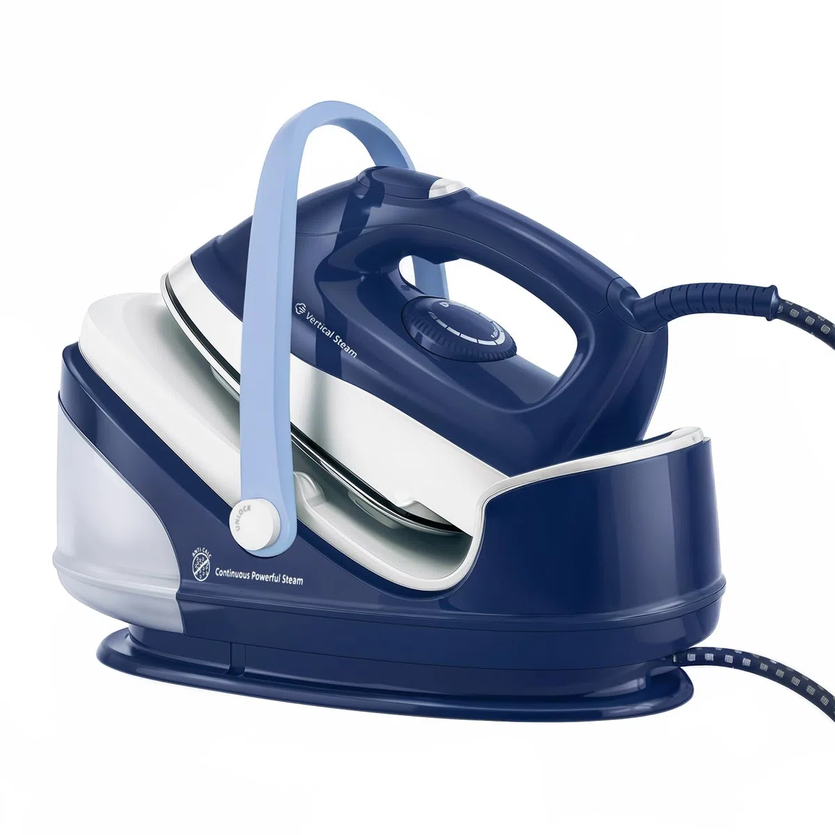 H.Koenig V5i Ferro Da Stiro a Caldaia,Pressione 6 bar,Vapore 100g/min,Autonomia Illimitata,Piastra in Ceramica, Rapido,Compatto, Serbatoio 1,7L,2400W