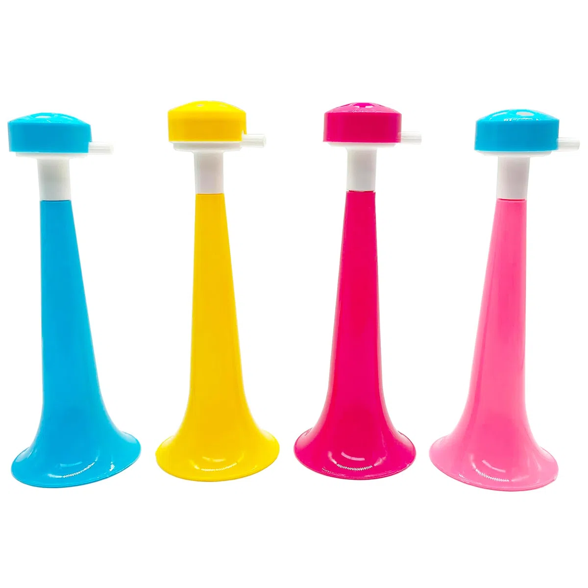 4 PCS Vuvuzela Suono Forte Fanfara Calcio Molto Forte Tröte Cheerleading Tromba Krachmacher Horn Suonare Le Trombe Plastica Spettatori Fan Partita Calcio Stadio Tromba