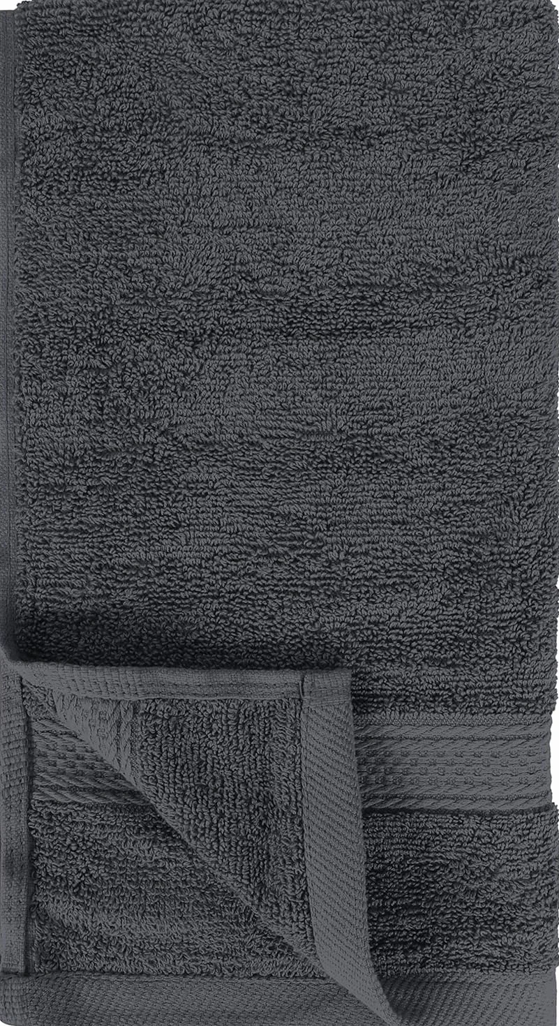 Utopia Towels - Set di Asciugamani Mani (6 Pezzi, 41x 71 cm) - 100% Cotone - Perfezionare per Hotel & Spa - Massima Morbidezza e assorbenza da Parte di (Grigio)