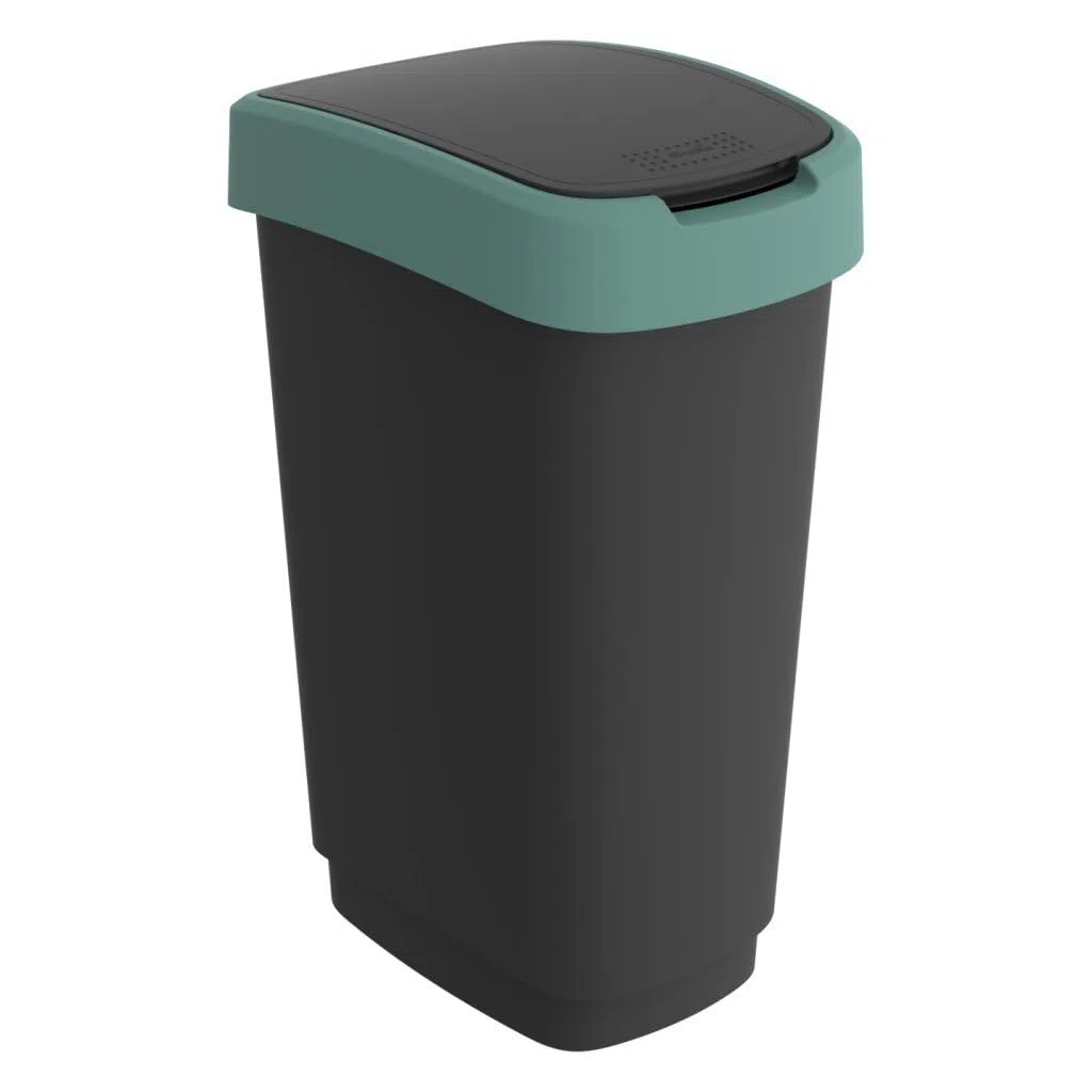 Rotho Twist (50l, Nero/Verde scuro)