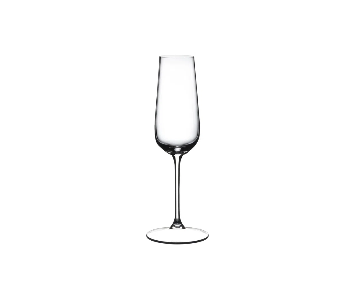 RIEDEL Grape - Flauto da champagne, set da 2 pezzi, in cristallo trasparente, realizzato a macchina
