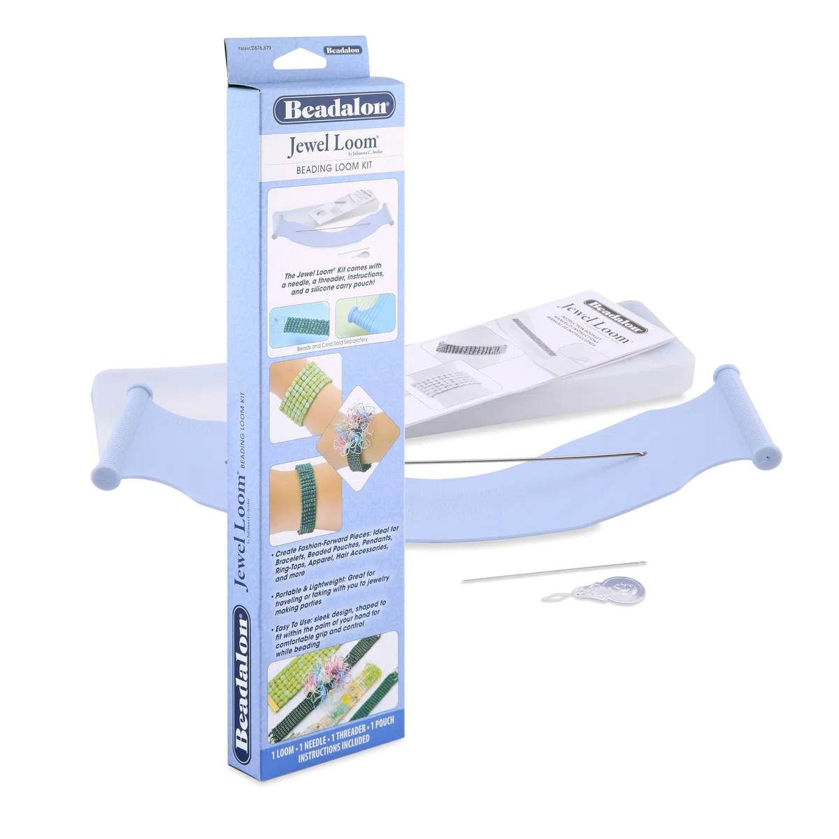 Beadalon Jewel Loom Kit, blu, 1 confezione