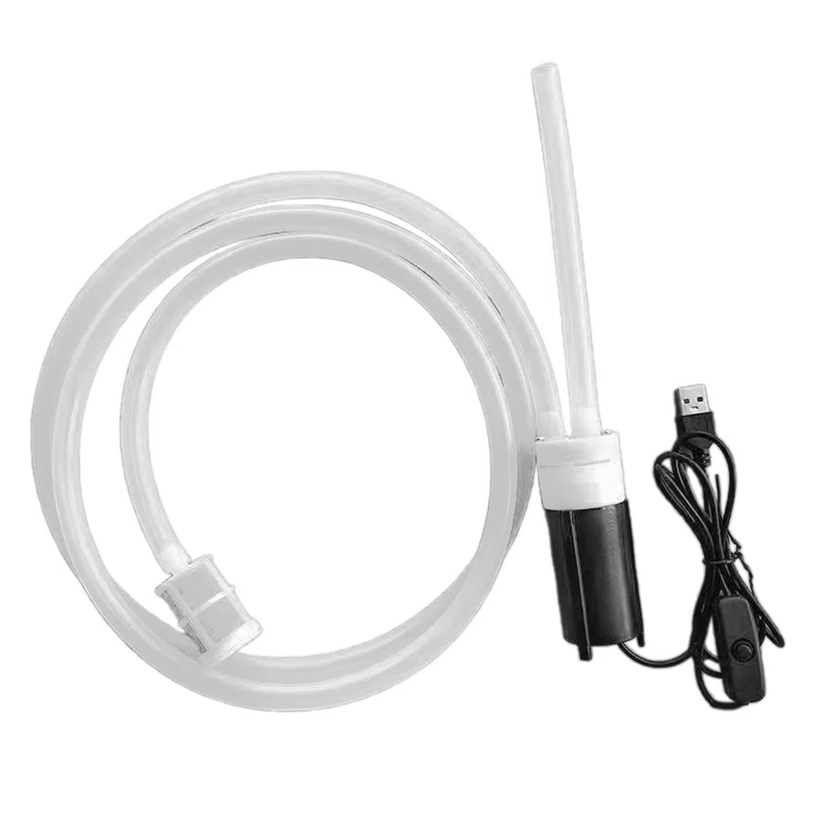 Pompa elettrica per vino, autoadescante, pompa di trasferimento, sifone, tubo, sifone per birra, set da 1,5 metri
