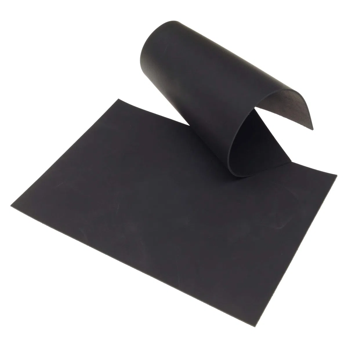 Pelle di vacchetta, colore: nero, Pull Up, 3 mm di spessore, finitura 79, Pelle, Nero , 297 x 420 mm, 1 x A3