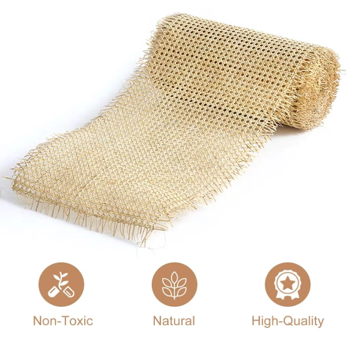 Rattan Rotolo Naturale, 40 cm x 100 cm Rotolo di Canna, Paglia di Vienna per Sedie, Rattan per Progetti di Fustigazione Fettuccia Rattan per Artigianato Fai-da-te Armadio Sedia Mobili ( Size : 40x100c