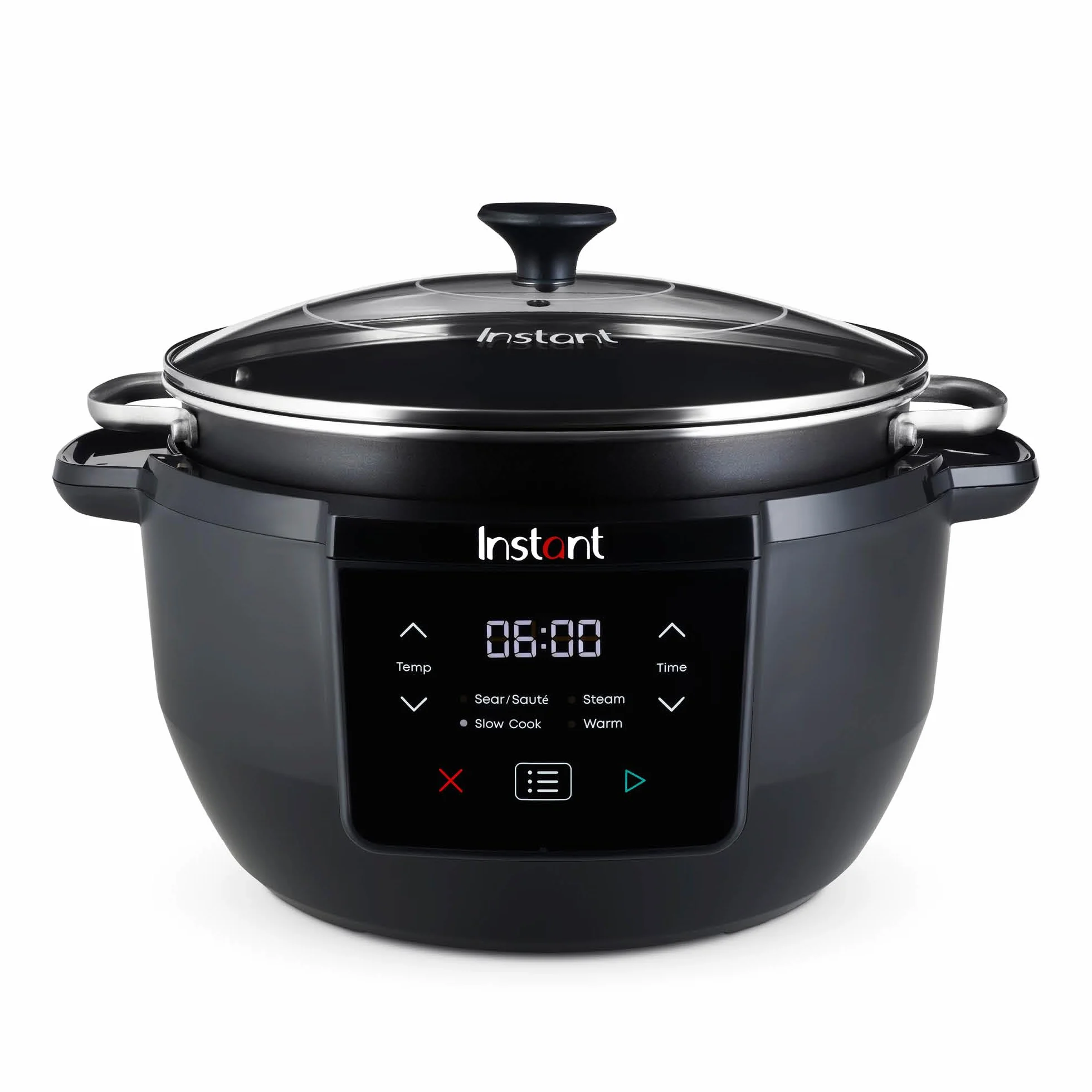 Instant Pot - Pentola A Cottura Lenta Superiore - Sistema di cottura multifunzione da 7,1L con impostazioni di cottura lenta, saltata, vapore e mantenimento del caldo, antiaderente