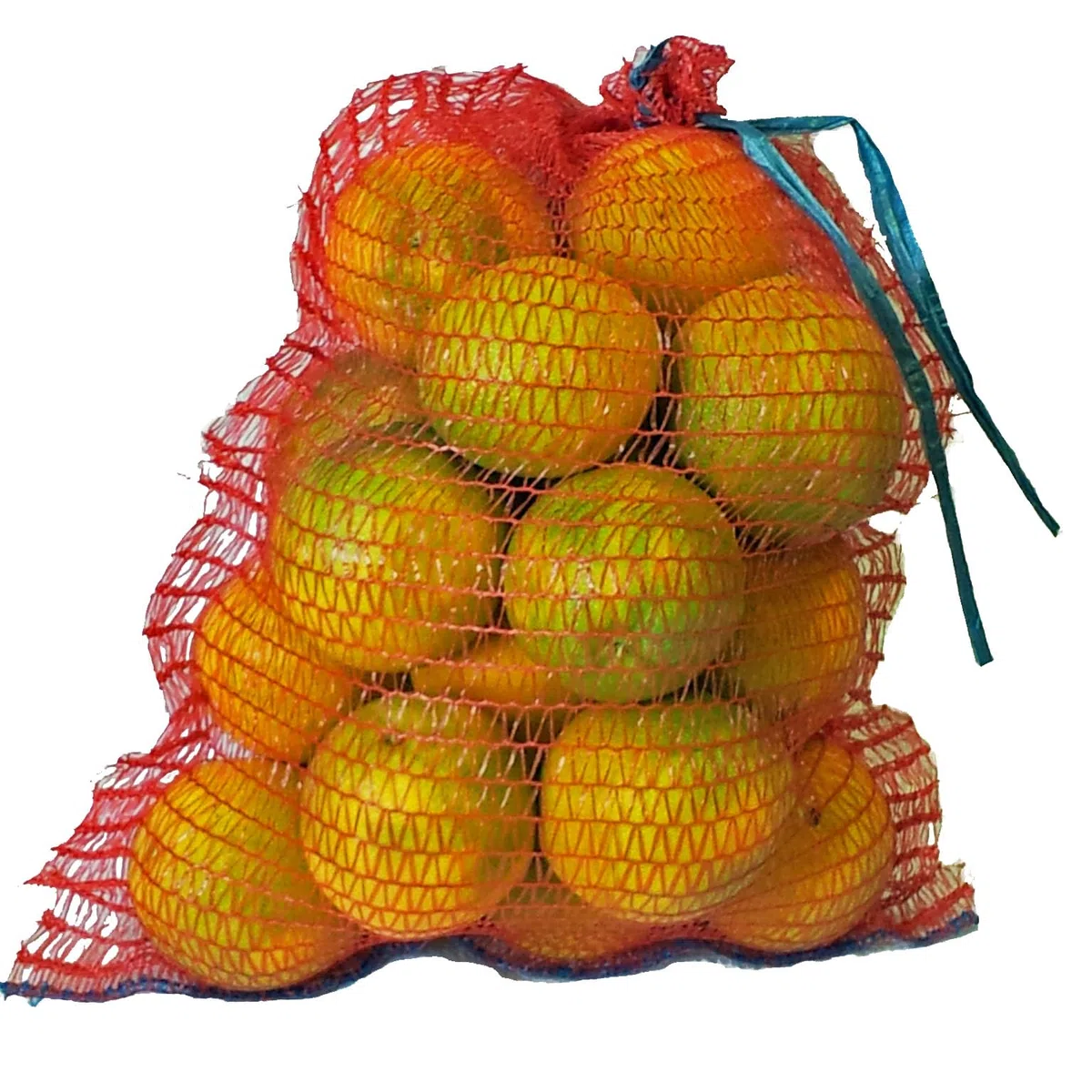 Sacchetti in rete per 5 kg di frutta o frutta secca-sacchi maglia Raschel per arance, cipolle, patate, limoni o noci-nastro in bocca-Colore rosso (32 x 44 cm - 5 kg, confezione da 100 pz.)