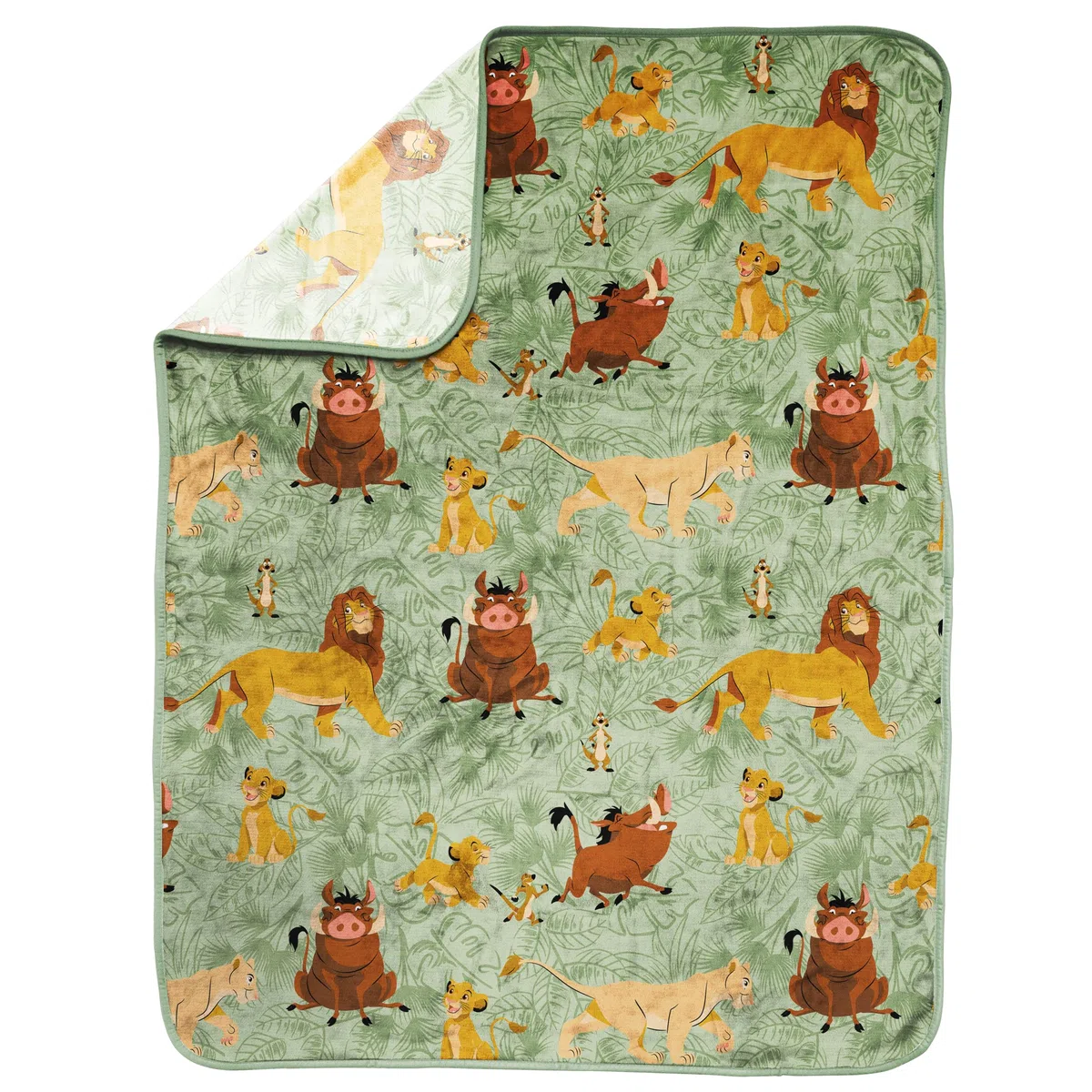 Disney - Coperta in pile super morbido e leggero, motivo: Re Leone, misure 101,2 x 127,2 cm, con Simba