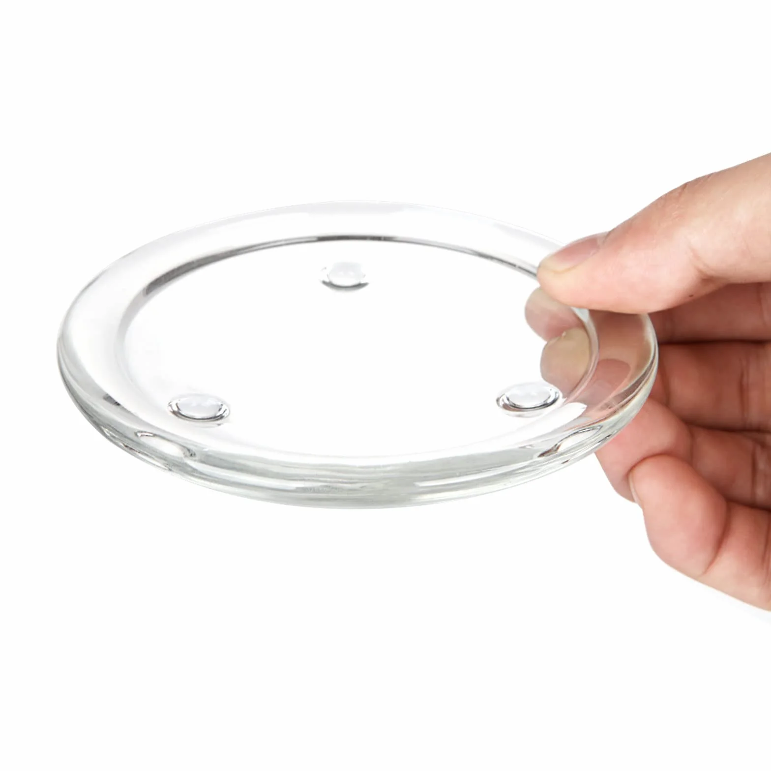 SENENQU 16 Pezzi Portacandele Vetro Rotondi Trasparenti, Portacandele per Candele da Tavolo, Porta Candele da Tavolo per Matrimonio Centrotavola Feste Spa
