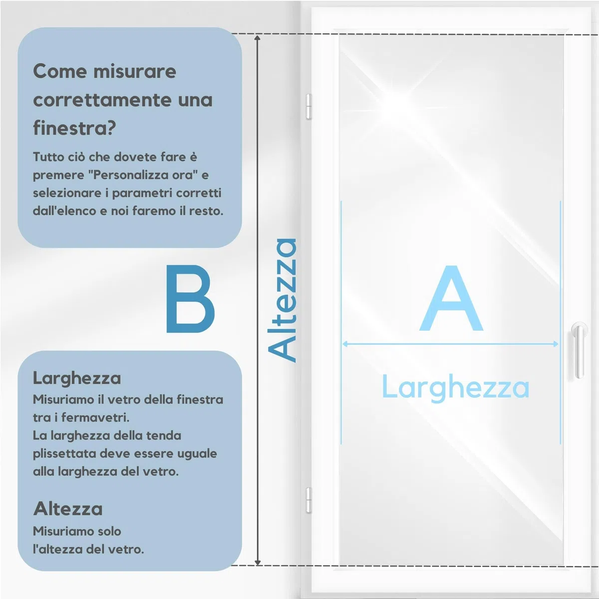 Zero Home - Tende Plissettate Termiche su Misura con Foratura,100% Oscuramento,Montaggio a Vite,Veneziane da Interno, Tende per Finestre,Tendine Finestra a Vetro,Larghezza 30-129 cm,Altezza 50-149 cm