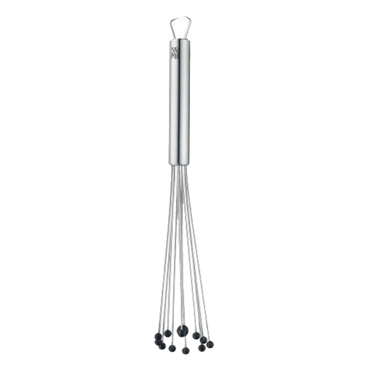 WMF Profi Plus flexi frusta, 27 cm, con palline di silicone, acciaio inossidabile Cromargan parzialmente opaco, silicone, lavabile in lavastoviglie