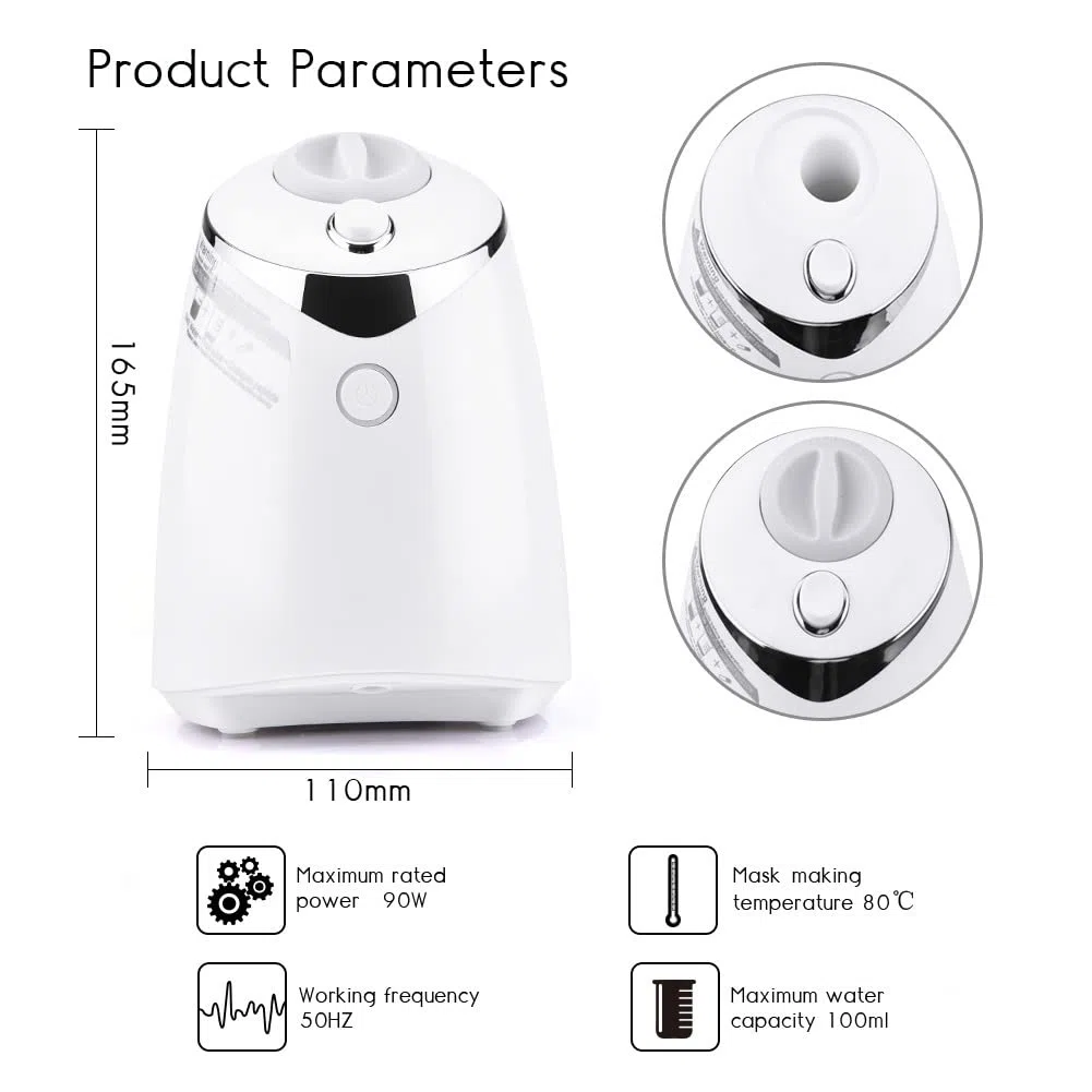 Macchina per Maschere per il Viso, Macchina per Maschere per Frutta e Verdura Faite, Maschera per il Viso per Frutta e Verdura Naturale Multifunzione Automatica