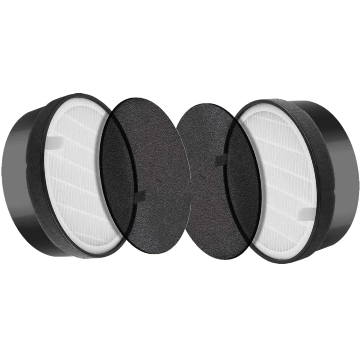 YanBan 2 Pezzi di Ricambio Filtro Hepa per Levoit Purificatore Aria Levoit LV-H132 LV-H132-RF, Parti di Filtro Carbonio Attivato Parte Purificatore Aria Pulizia