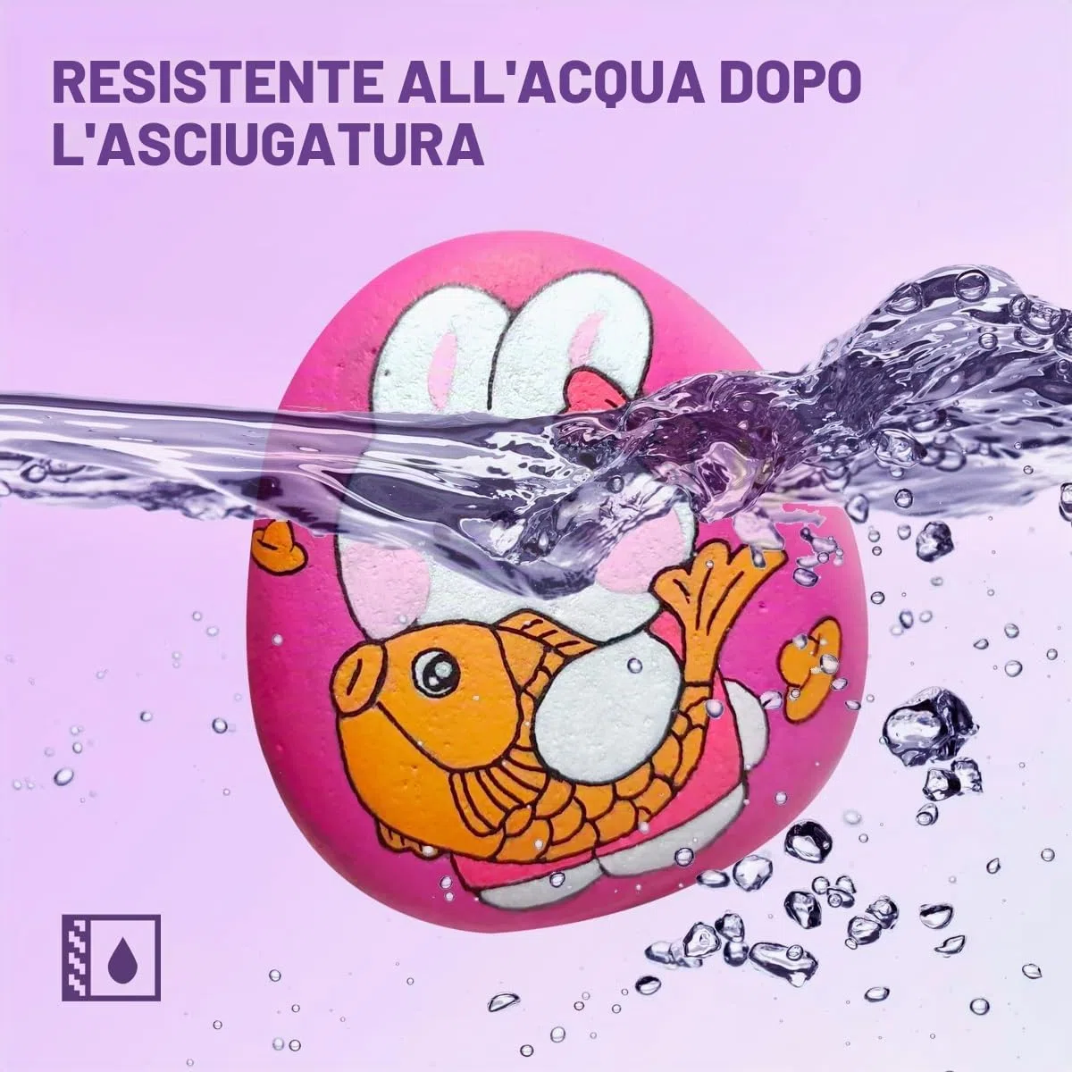 Arrtx Pennarelli acrilici con punta a pennello di alta qualità, inchiostro a base d'acqua, atossici, impermeabili, per pittura su roccia, legno, pietra, vetro, tessuto, decorazioni natalizie