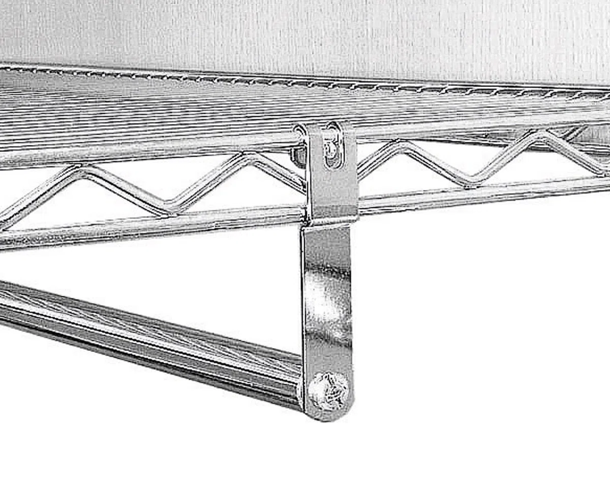 Archimede Sistema Componibile, Barra Porta Abiti, Grigio (Cromato), 152.00 x 1.00 x 1.00 cm