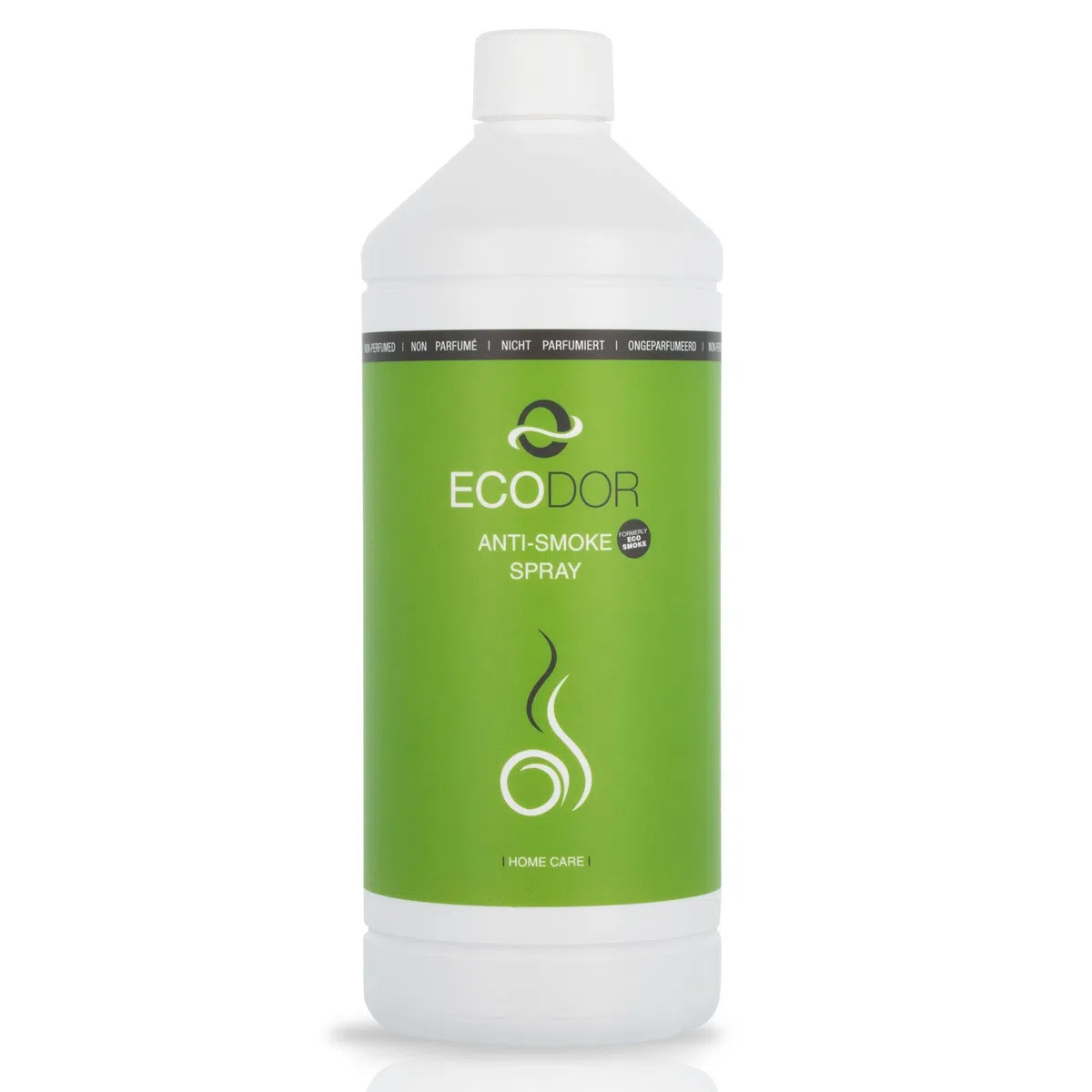 EcoSmoke 1000 ml | Neutralizzatore di odore di fumo | Elimina l'odore di tabacco e bruciato | Spray antifumo naturale al 100% | Enzimi vegetali | Senza profumo | Anti tabacco fatto in casa