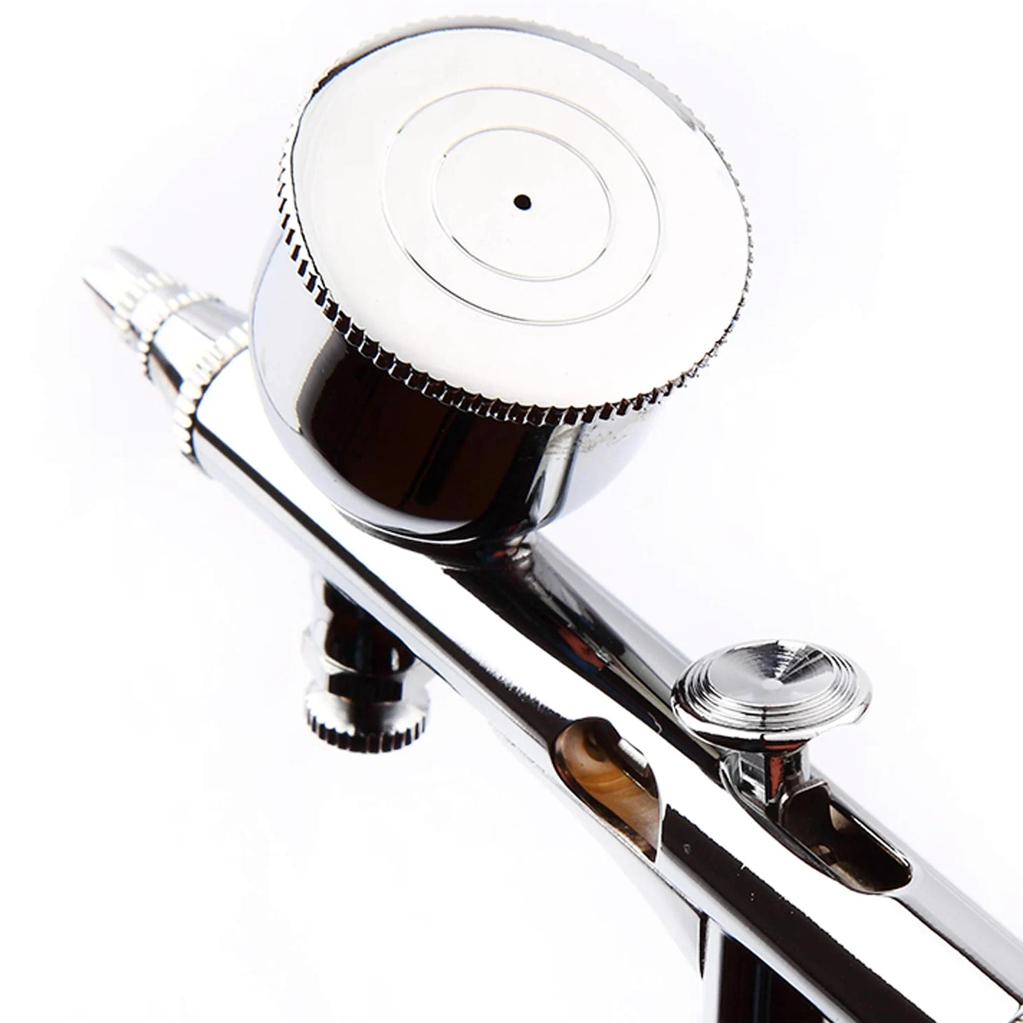 Fengda Elite Aerografo Pistola doppia azione Kit Aerografo a gravità Aerografia Set FE-180K con 0,2 mm / 0,3 mm ago/iniettore e tubo