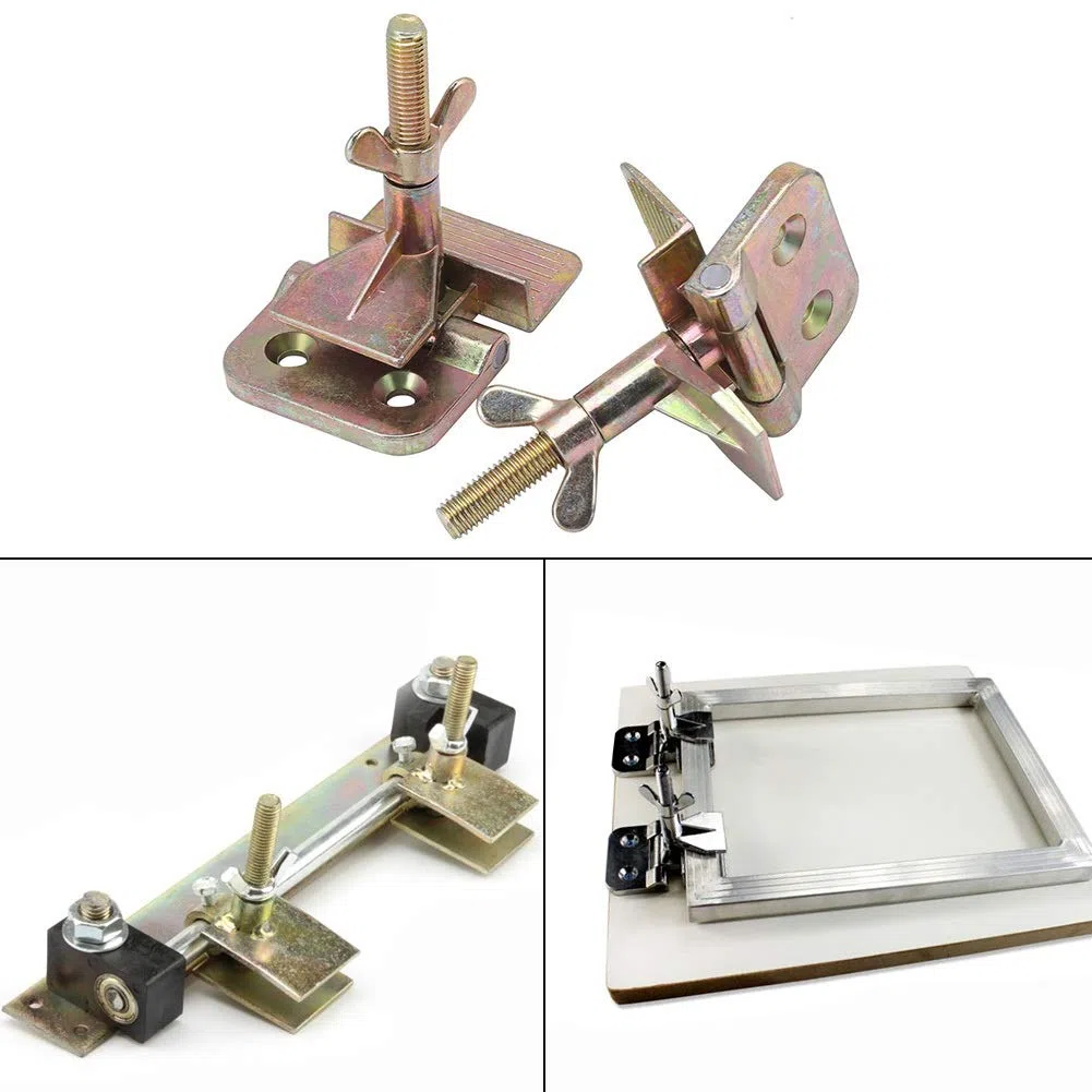 Samfox Screen Frame Butterfly Hinge Clamps Serigrafia Serigrafica Accessori Fai da Te Hobby Tool 2pcs