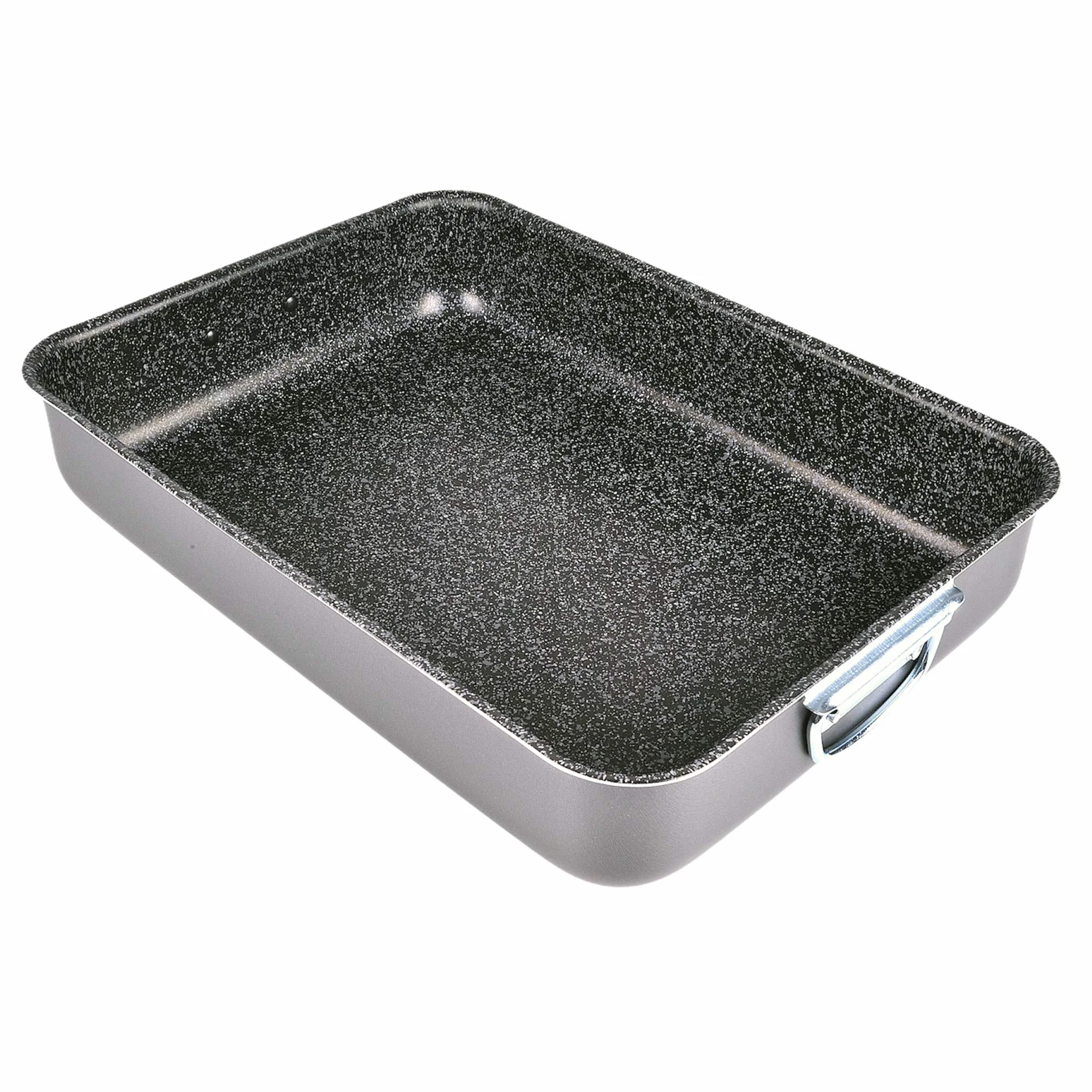 Alluflon Teglia per lasagne Tradition Italy in alluminio, nera, 42 x 29,5 x 7,5 cm