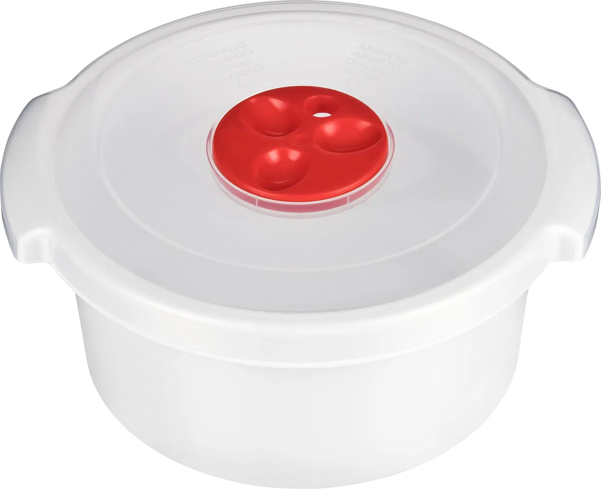 Kigima Starter Set pentole da microonde (Bianco, Pentole 0,5l, 16, 2l)