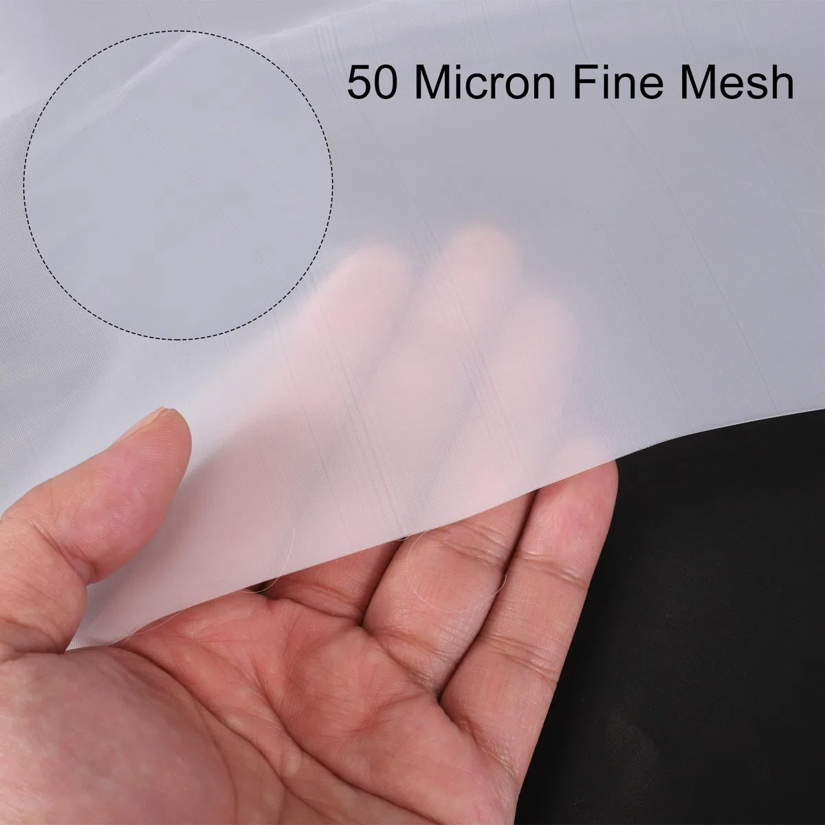 QUARKZMAN 2pz 50 Micron Tessuto Filtrante in Fogli Rete Intrecciata con Filtro a Rete in Nylon Vernice per Pittura Produzione Birra Fatta Casa (39"x39")
